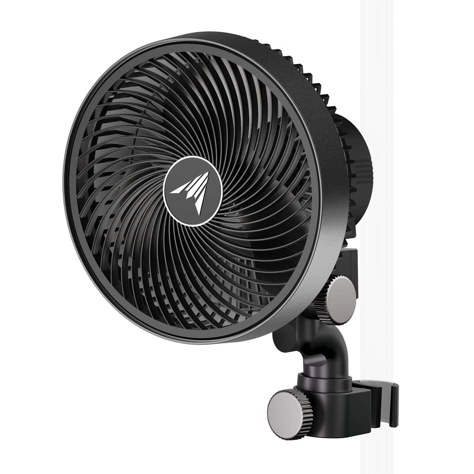 AC Infinity CLOUDRAY S6, Grow Tent Clip Fan 6" 10-Speed EC-Motor Weatherproof IP-44 Quiet Hydroponics Circulation Cooling (Black, Automatic Oscillation)