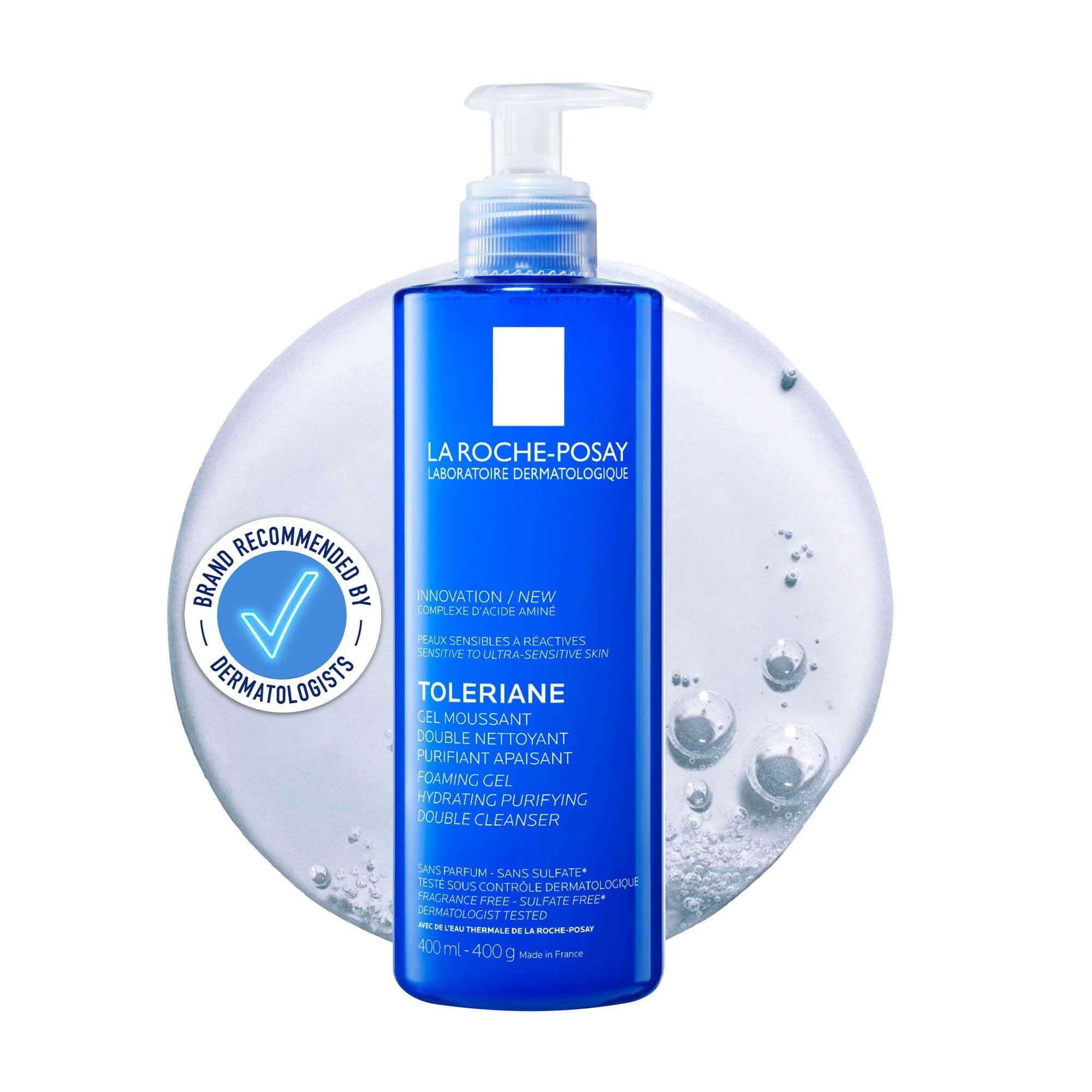Toleriane Purifying Foaming Gel, Gentle Face Cleanser, Ceramide NP, Niacinamide, For Sensitive To Ultra-Sensitive Skin, Daily Hydration, 400ml
