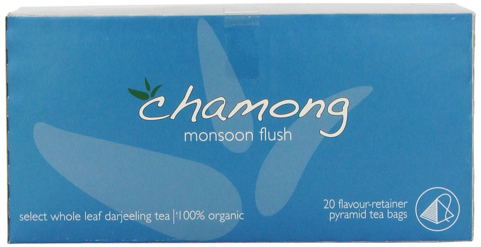 Chamong Organic Darjeeling Tea Bags, Monsoon Magic, 20-Count Boxes (Pack of 3)