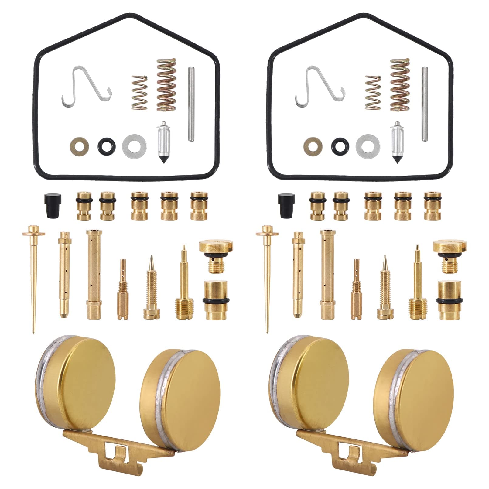 KIPA キャブレターリビルド修理キット ホンダ1970-1973 CB350 CL350 ツイン用 Carb # 3D 722A 726A 728A エンジン番号1065279