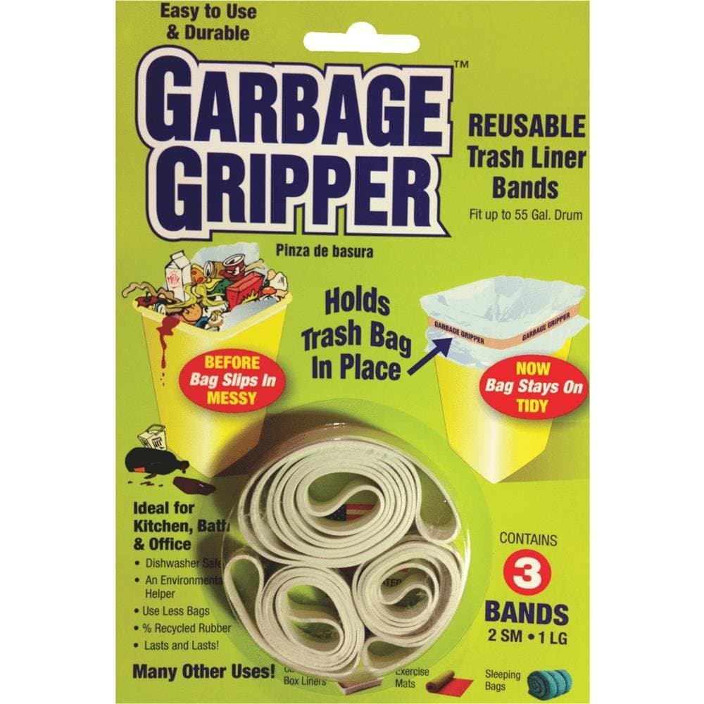3pk Garbage Gripper Band