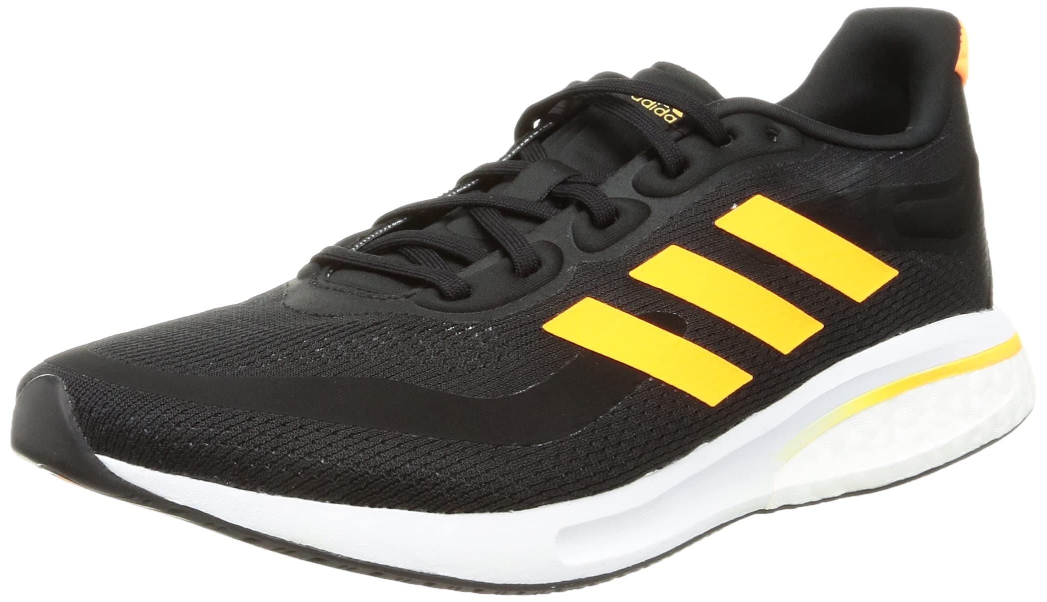 Adidas Super Nova LRU15 Men's Running Shoes, コアブラック/フラッシュオレンジ/フラッシュオレンジ(GX2964), 26.0 cm