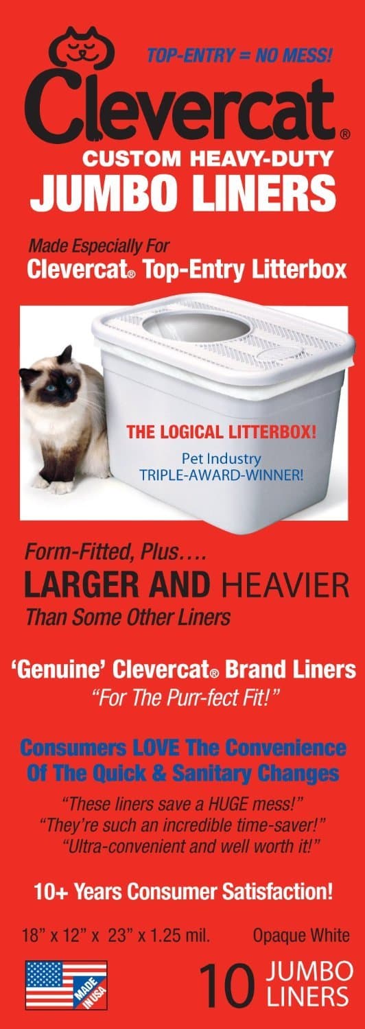 CleverCat Litter Box Liners. 6 Boxes