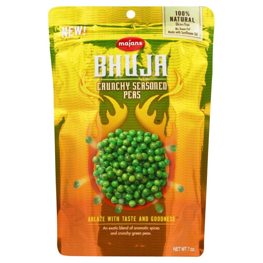 Bhuja CrunchySeasoned Peas 7 oz each (5 Items Per Order)