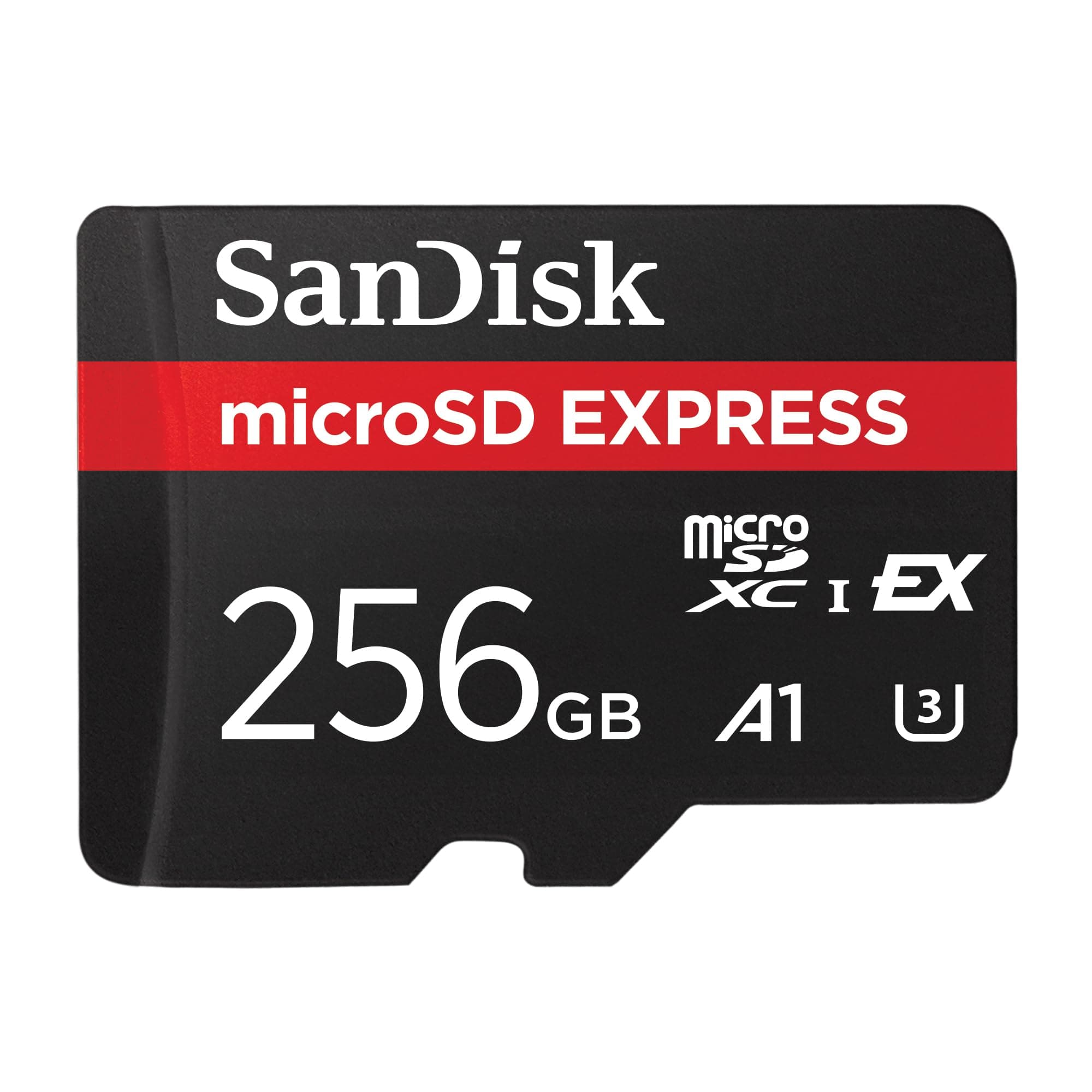 256GB Express microSD Card, Up to 880MB/s Read, Up to 650MB/s Write, 210MB/s Sustained Write, U3, C10 - SDSQXFN-256G-GN4NN