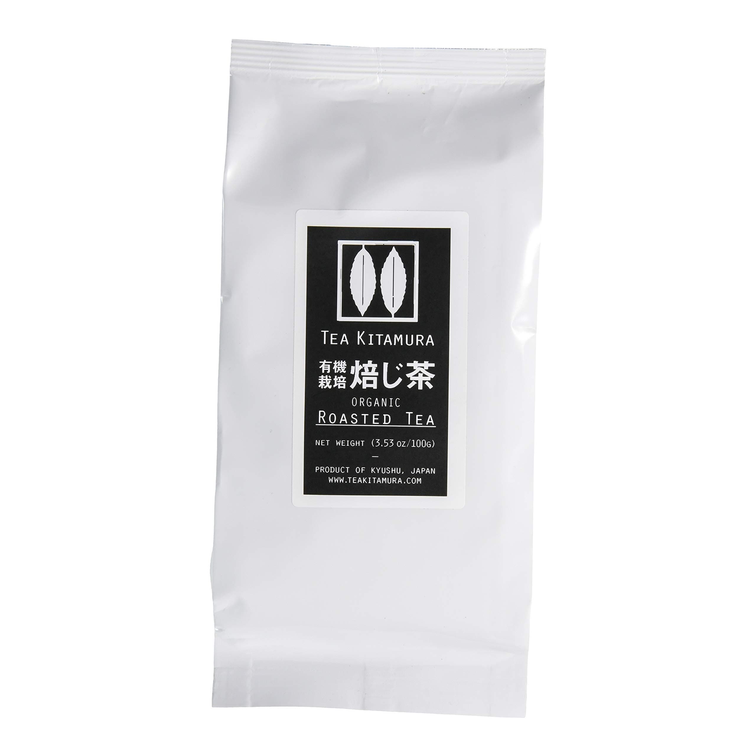 Organic Single-origin Japanese Roasted Tea (Hoji-cha) Loose Leaf 3.52oz (100g) by Tea Kitamura