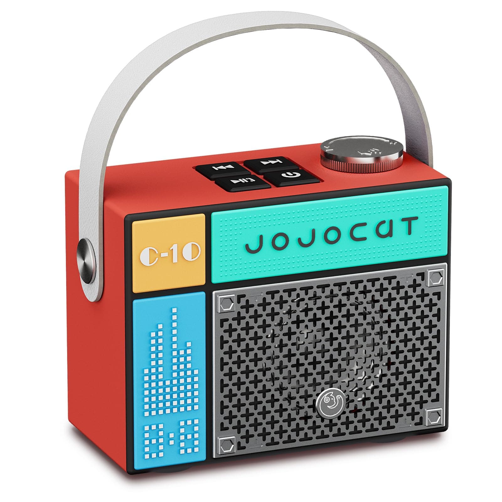 Mini Bluetooth Speaker, Cute Bluetooth Speaker, 5W Cool Tiny Retro Speaker with TF Card Support, Bluetooth 5.1,Compact Portable Speaker for Home Office Desk Decoration, Gift