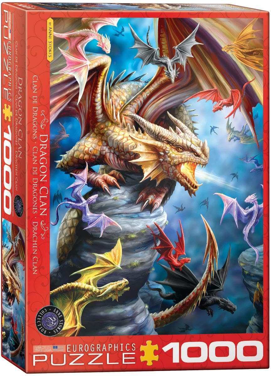 Dragon Clan by Anne Stokes 1000-Piece Puzzle