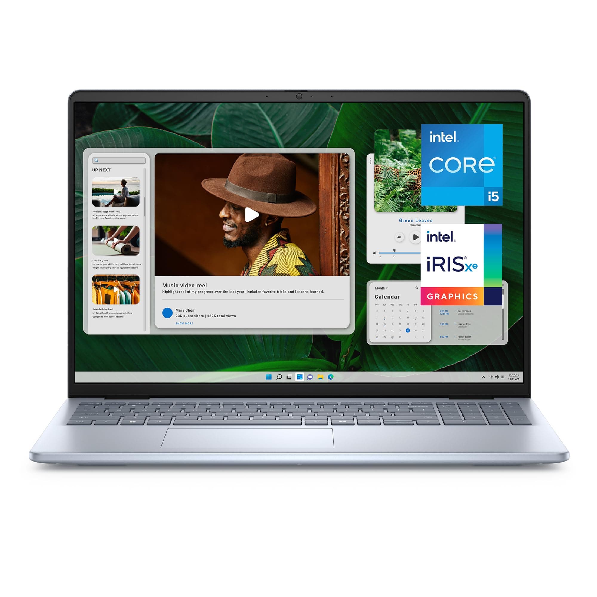 Dell Inspiron 16 5640 Laptop 16" FHD+ 16:10 Display, 13th Generation Intel Core i5-1334U, Iris Xe Graphics, 16GB RAM, 1TB SSD, Windows 11 Home, Fingerprint Reader English-UK Backlit Keyboard Ice Blue