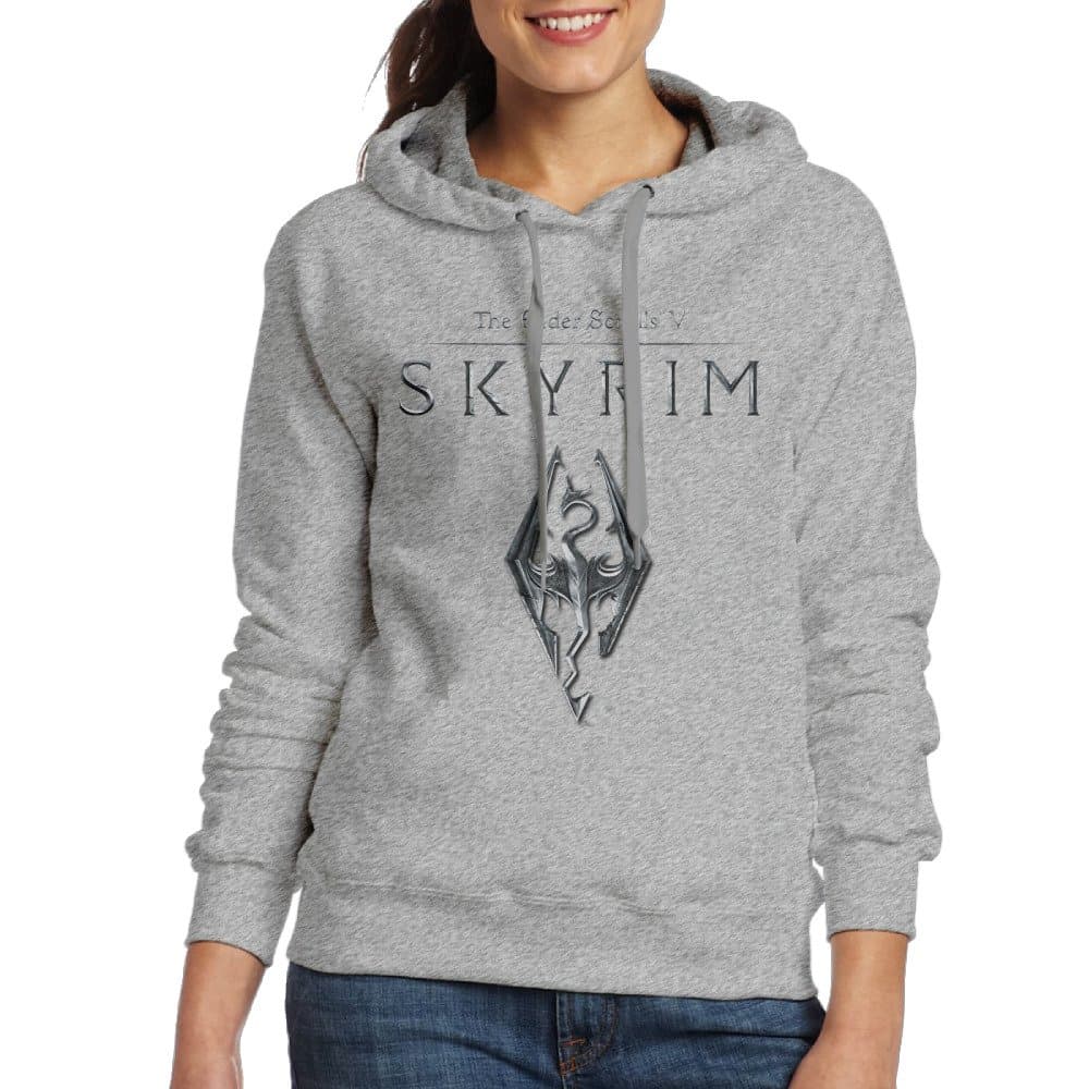 MARC Women's The Elder Scrolls V Skyrim Hoodies Ash Size M