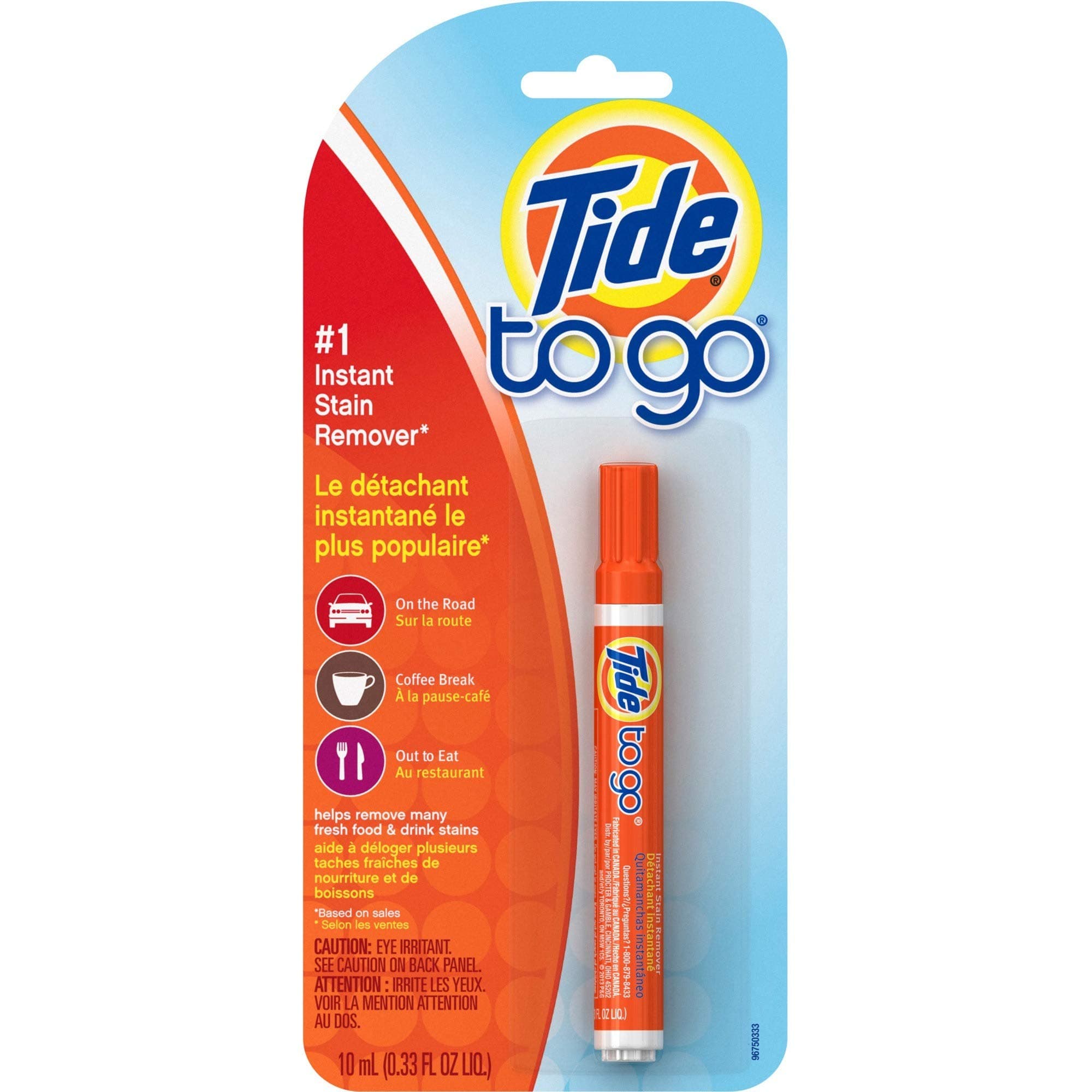 Generic Tide PGC 01870 Go Stain Remover Pen, 0. 338 oz. (Pack of 6)