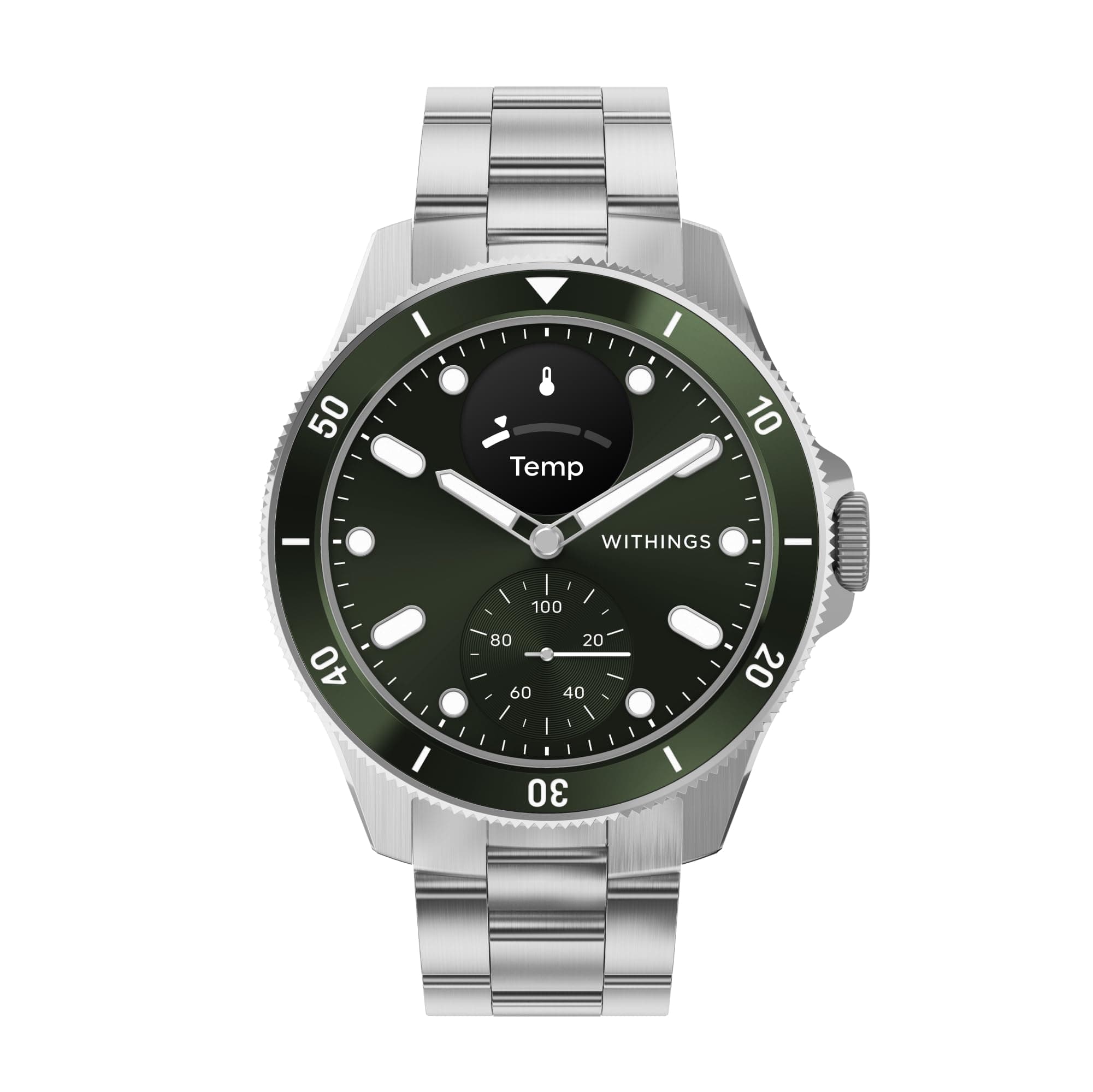 Scanwatch Nova - Heart Health Hybrid Smart Watch for Men & Women - SPO2, Temperature Monitoring, Sleep, Respiratory Health, Cycle Monitoring, 30-Day Battery Life, Apple iOS/Android