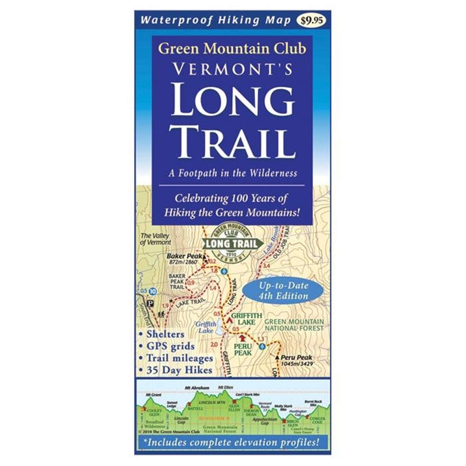 Vermont's Long Trail: Map