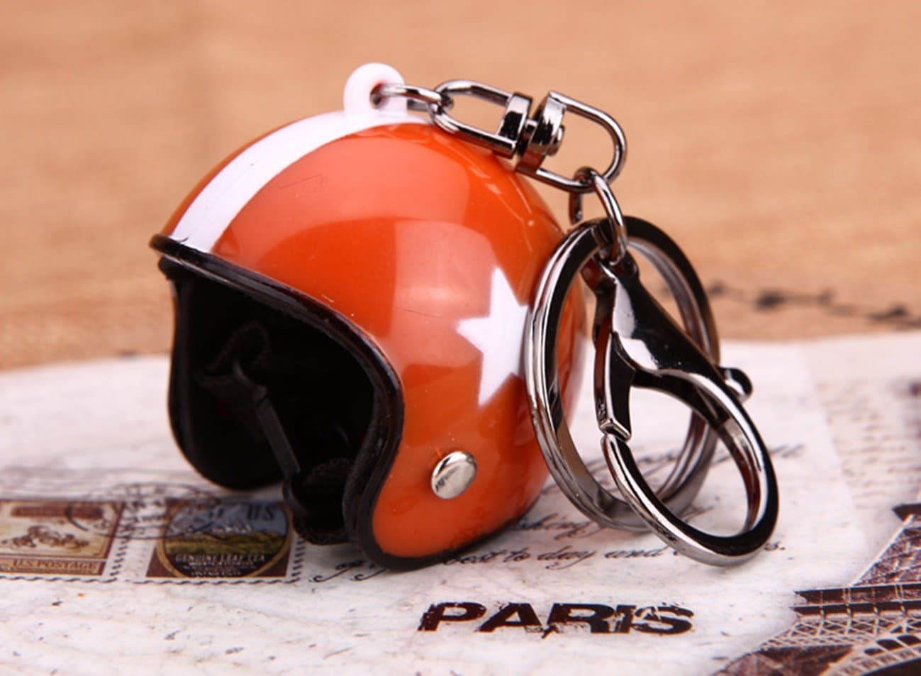 1 Pc Mini Pocket Motorcycle Helmets Keychain Keyring Keyfob Safety Helmet Key Chain Ring Fob Tag Holder Finder Necklace Wonderful Popular Cute Wristlet Utility Keychains Tool Teen Girls Gift, Type-13