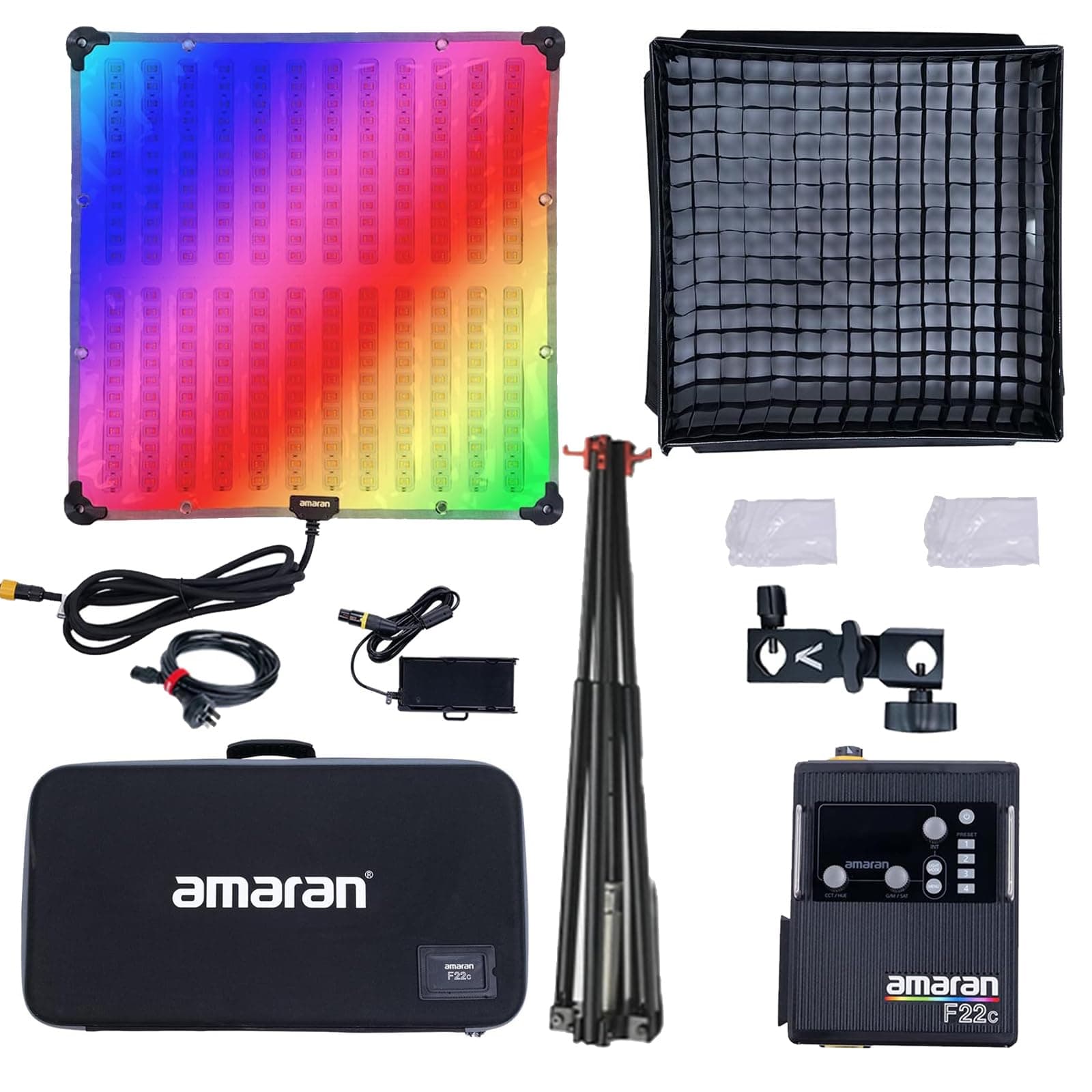 – Aputure Amaran 100x S 100x-s 100xs 100W Bi-Color Led Video Light,2700K-6500K Bowens Mount Studio LED with App Control Build in 9 Lighting FX for Live Streaming Studio Photography (100x Upgrade)