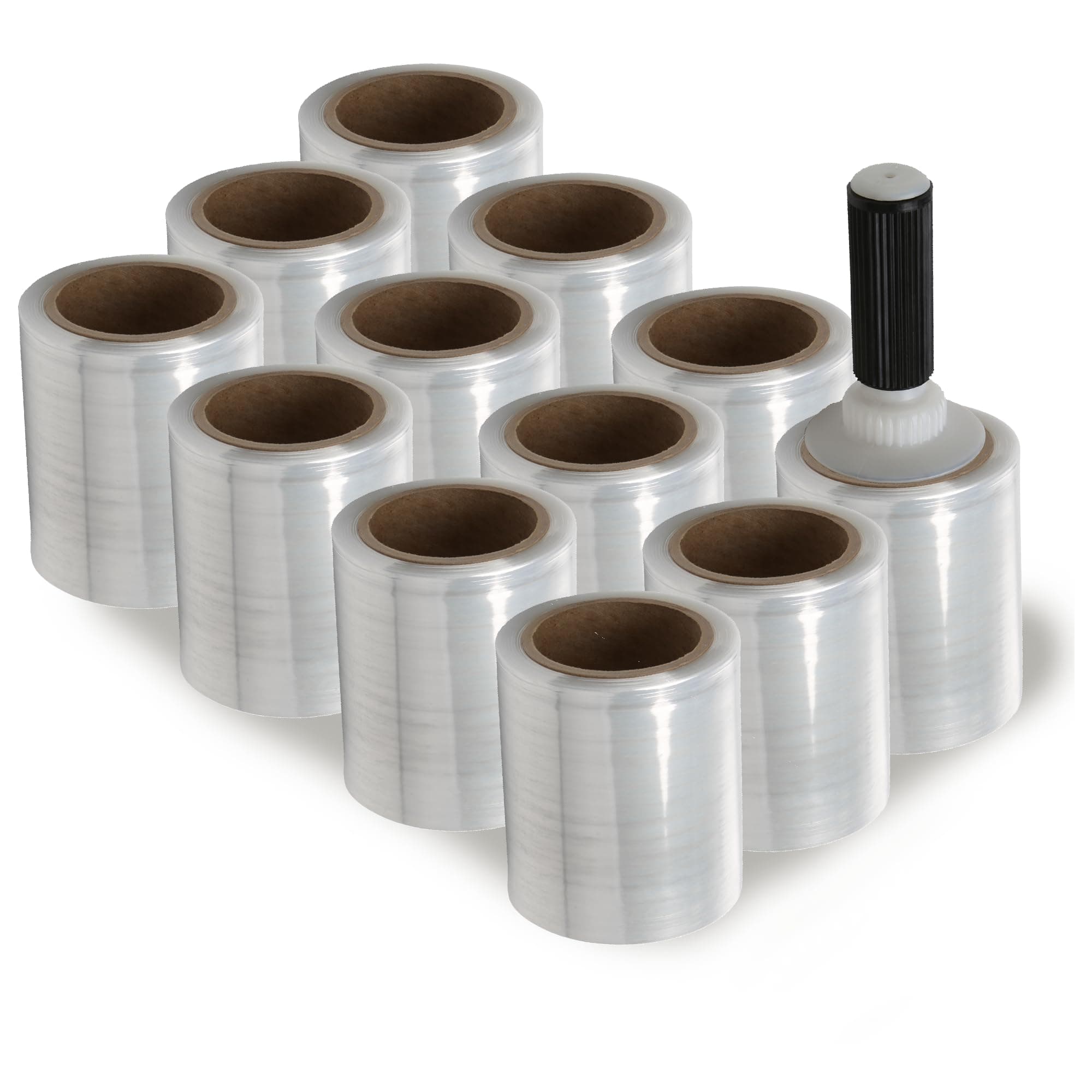 5" x 1000' (12) ROLLS HAND STRETCH SHRINK WRAP 12 Rolls/cs by The Boxery