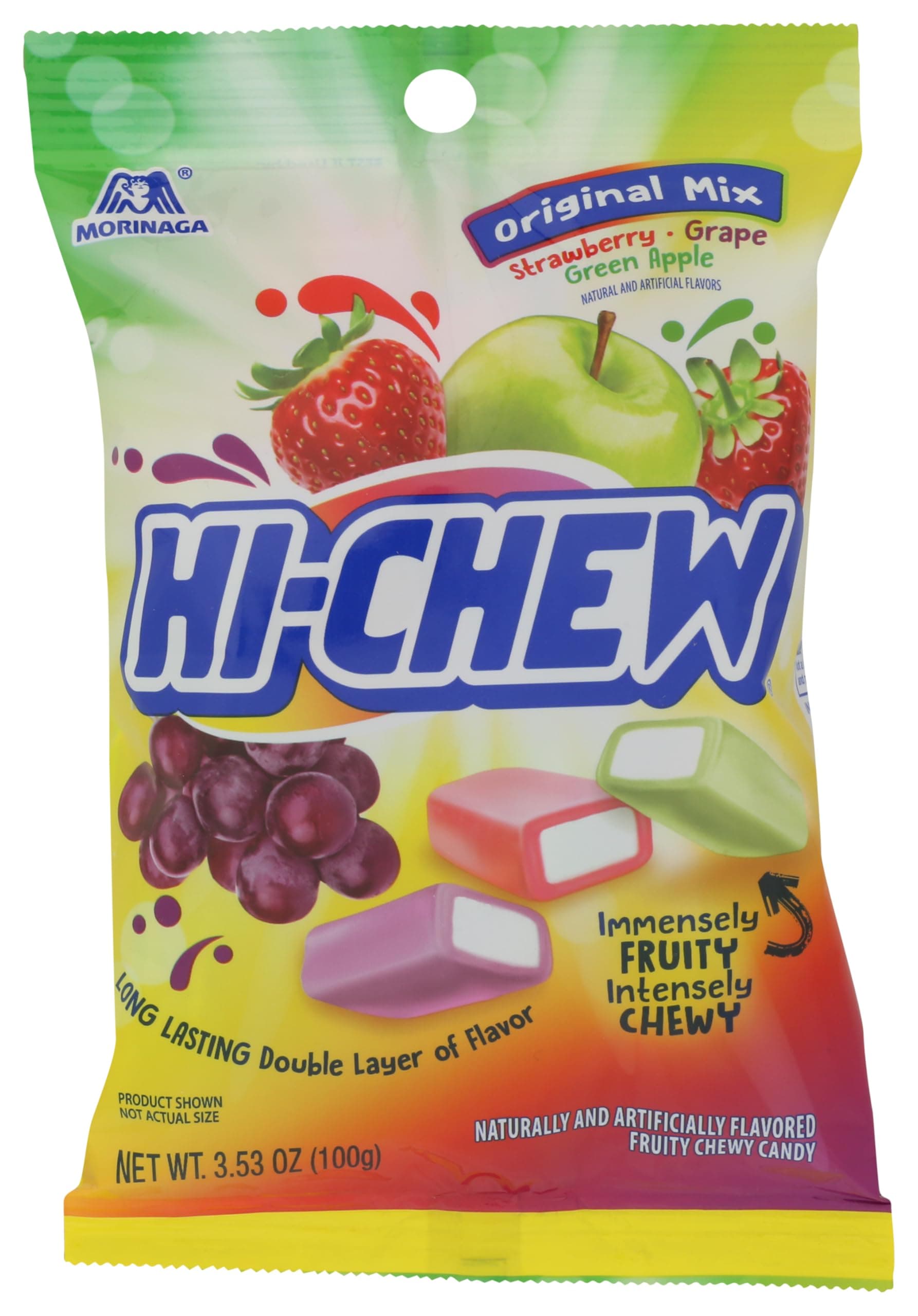 Morinaga Hi-Chew Fruit Chews, Regular Mix, 3.53 Ounce