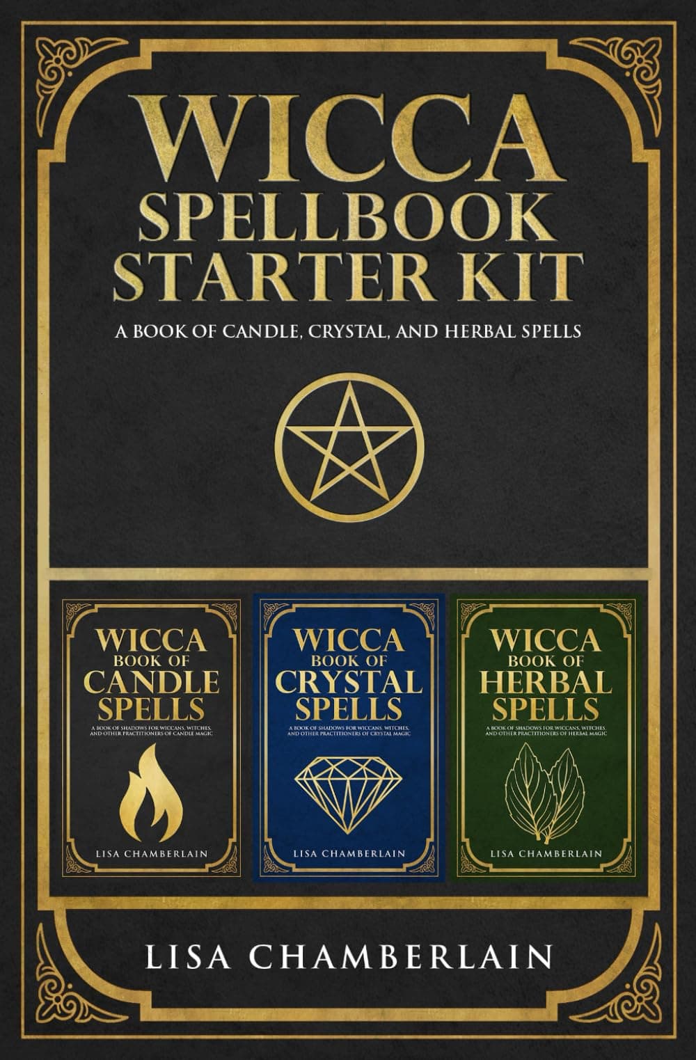 Wicca Spellbook Starter Kit: A Book of Candle, Crystal, and Herbal Spells (Wicca Starter Kit Series)