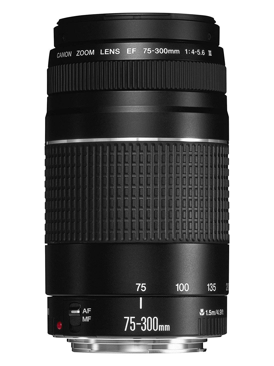Canon EF 75-300 mm f/4-5.6 III Telephoto Zoom Lens for Canon SLR Cameras (Black)