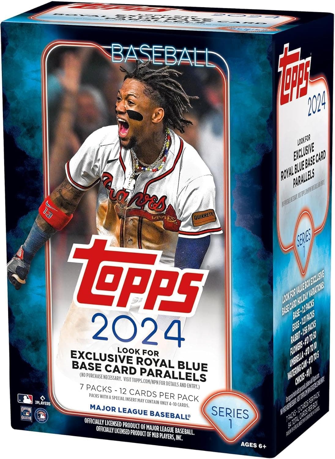 Topps 2024 Series 1 Baseball Value Box - 7 Packs per Box