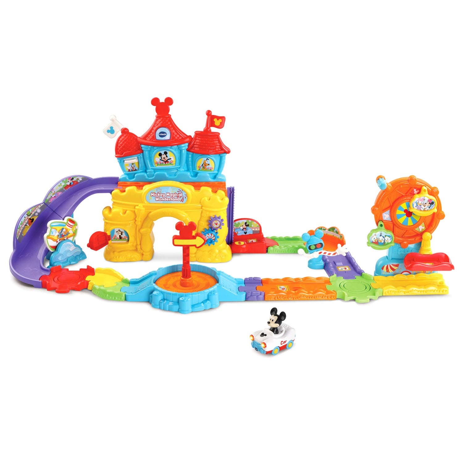 VTech Go! Go! Smart Wheels Mickey Mouse Magical Wonderland (Frustration Free Packaging), Multicolor