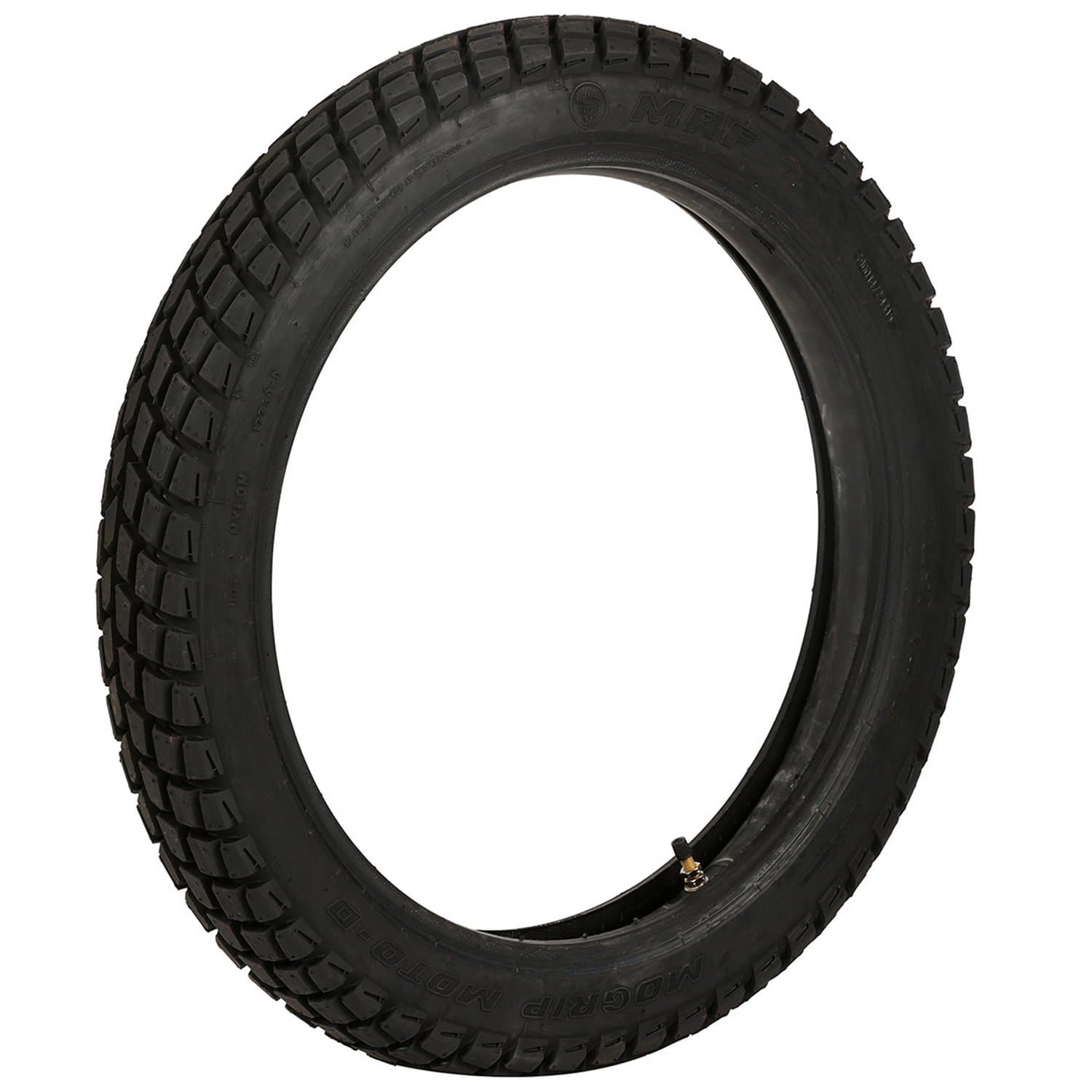 MRF Nylogrip Zapper-C 3.00-17 50N Tube-Type Bike Tyre, Rear