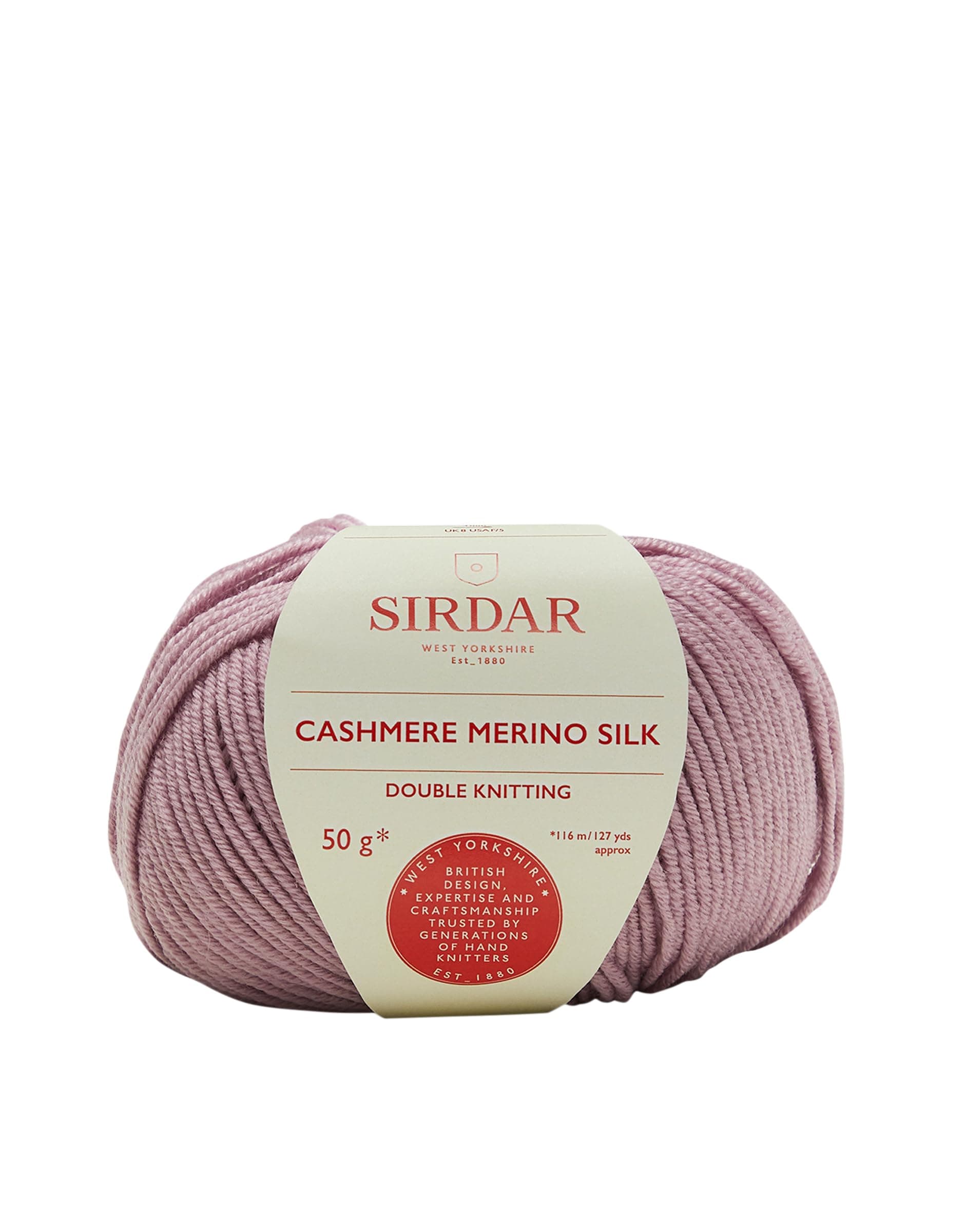 Sirdar Cashmere Merino Silk DK Double Knitting, Lilac Blossom (410), 50g