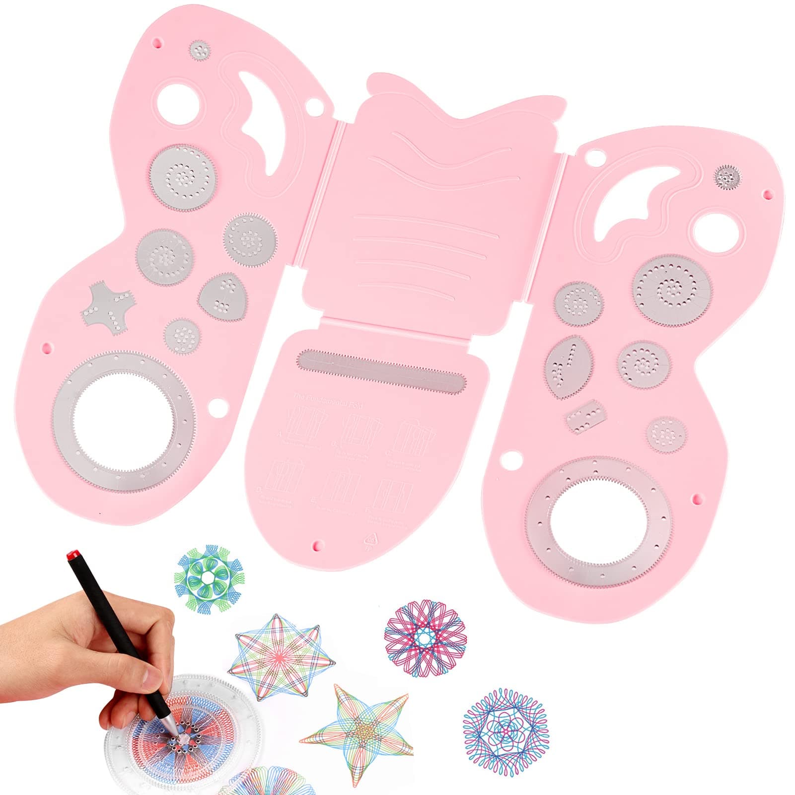 BoxLegend Shirt Folding Board Kids Clothes Folding Board with Original Deluxe Set Shirt Folder Durable Plastic Pink