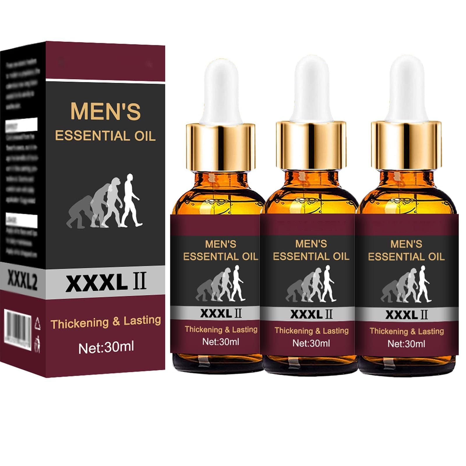 Enlargement Oil, 30 ml XXXL Essential Oil for Men, Thickening Growth, Increase Large Tail, Enlarge for Men, Men, Improved Erection, Delay Ejaculation (3)