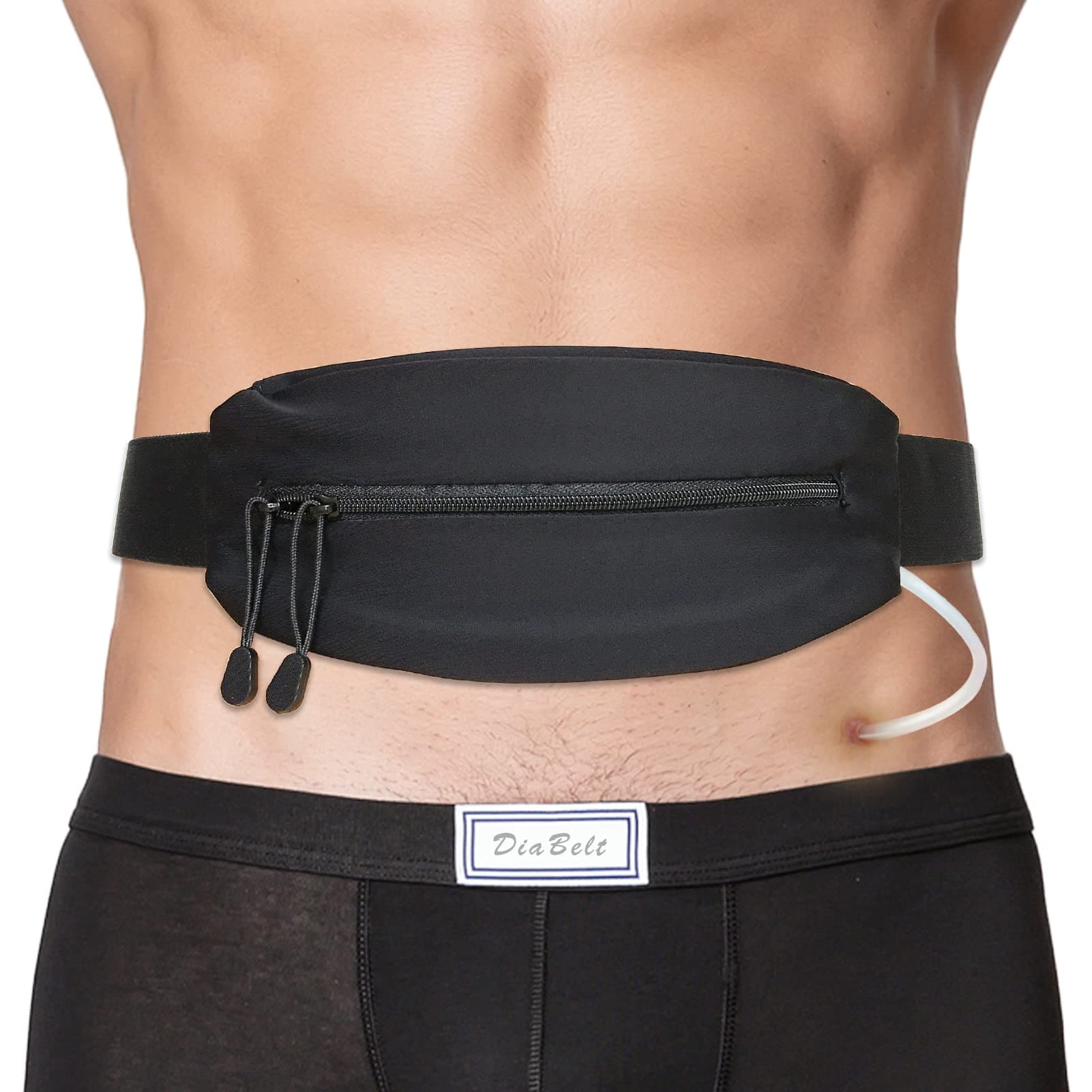 Peritoneal Dialysis Belt PD Catheter Holder Large Pocket G-Tube Abdominal Peg Feeding Tube Belts Kidney Protector Supplies for Adults Women Men