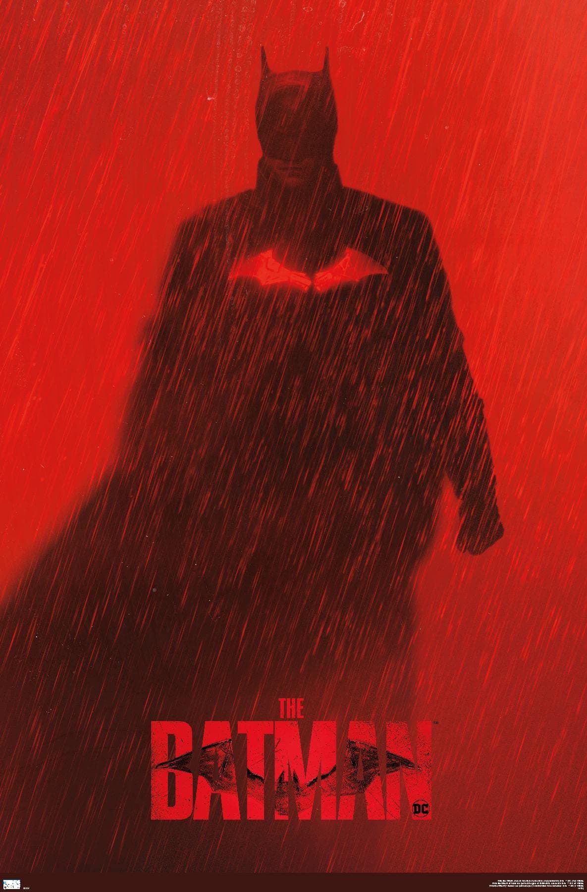 DC Comics Movie The Batman - Batman Teaser One Sheet Wall Poster, 22.375" x 34", Unframed Version