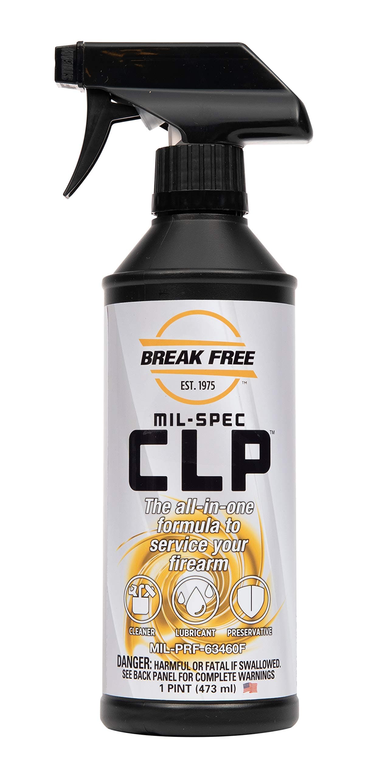 BreakFree Cleaner Lube Preservative, Trigger Sprayer, 1 Pint