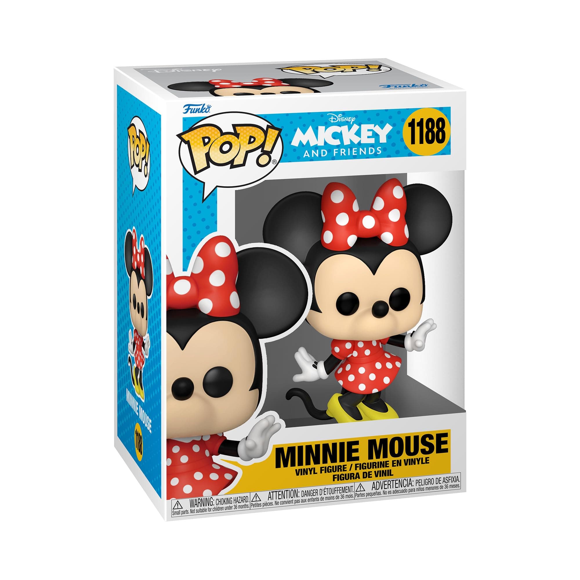 Pop! Disney: Classics - Minnie Mouse - Collectable Vinyl Figure - Gift Idea - Official Merchandise - Toys for Kids & Adults - Movies Fans - Model Figure for Collectors and Display