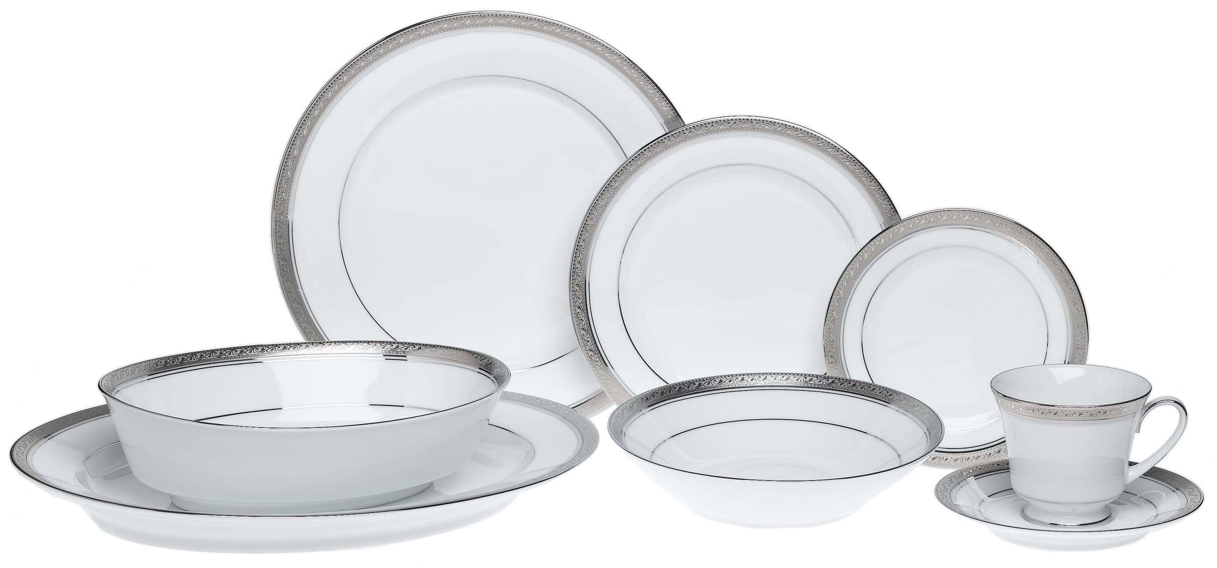 Crestwood Platinum - 50 piece set, service for eight
