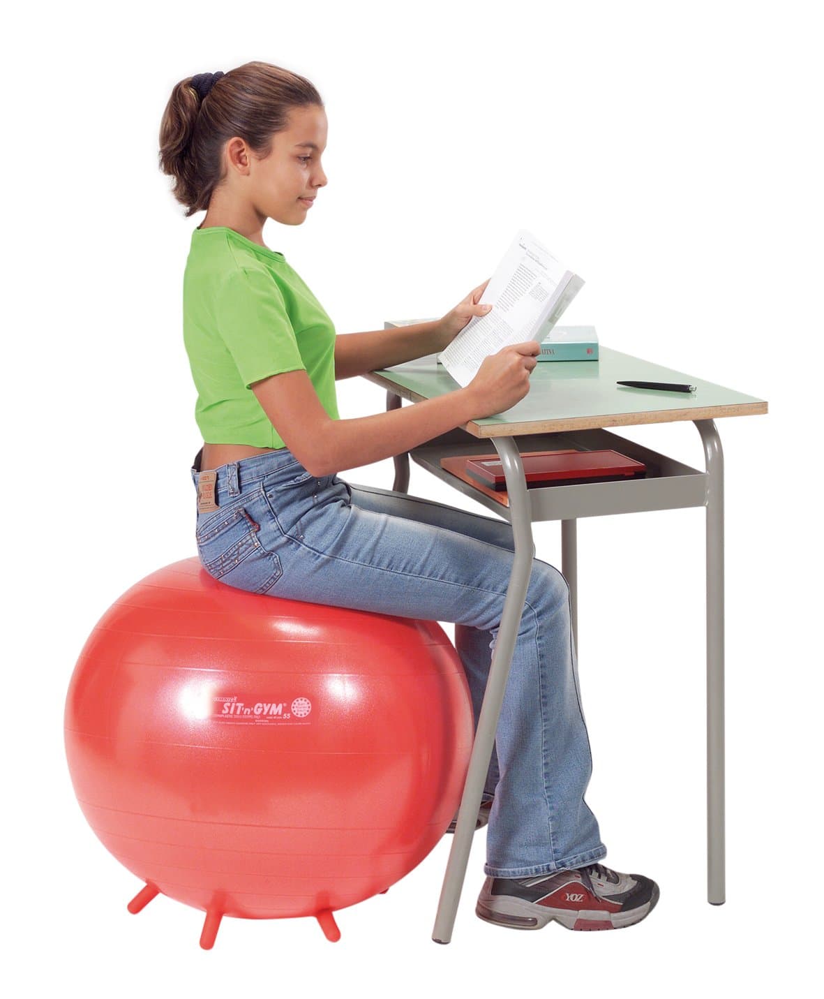 Gymnic Sit'n'Gym 55 Ball Chair - Red