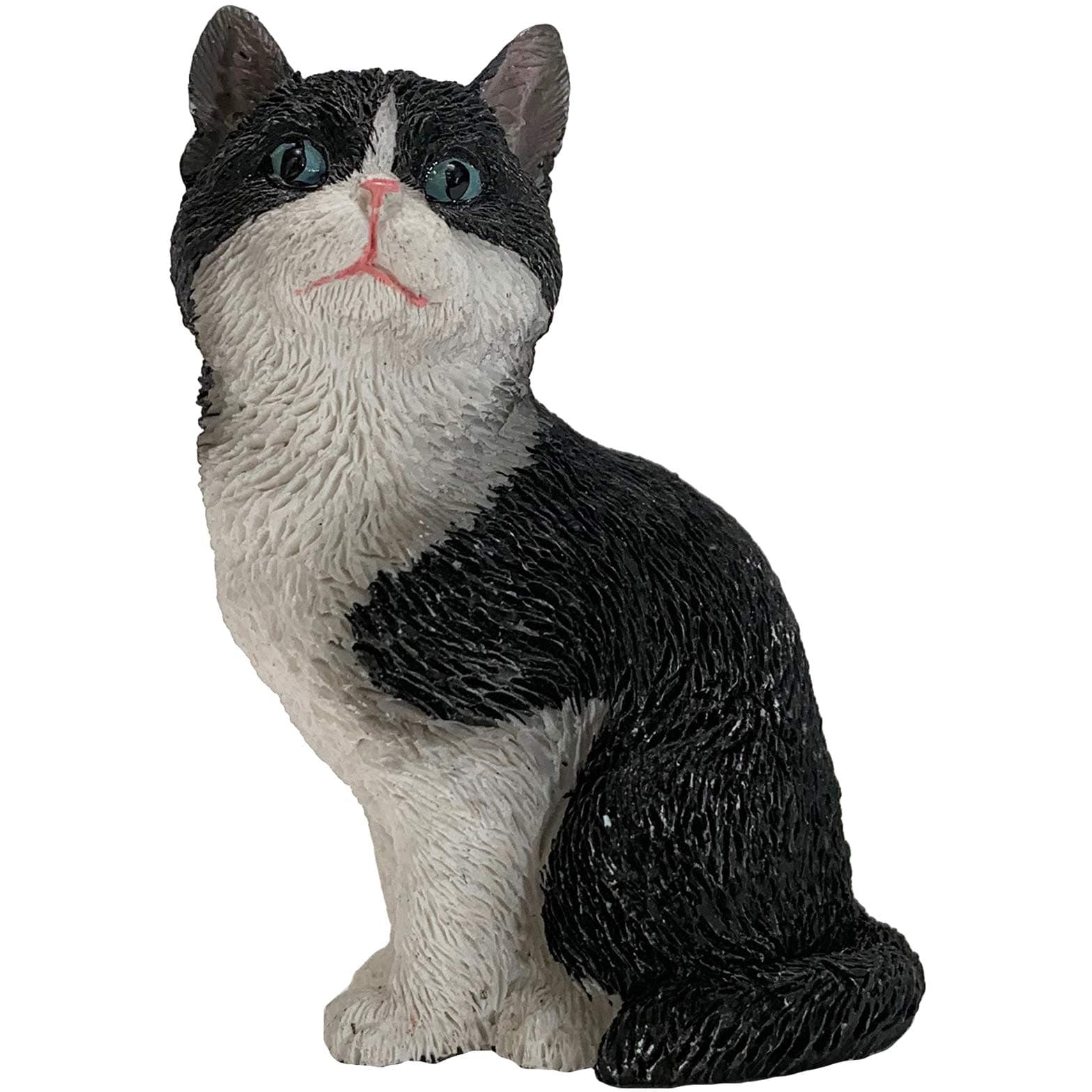 Sandicast SS30402 Small Size Tuxedo American Shorthair Cat Sculpture
