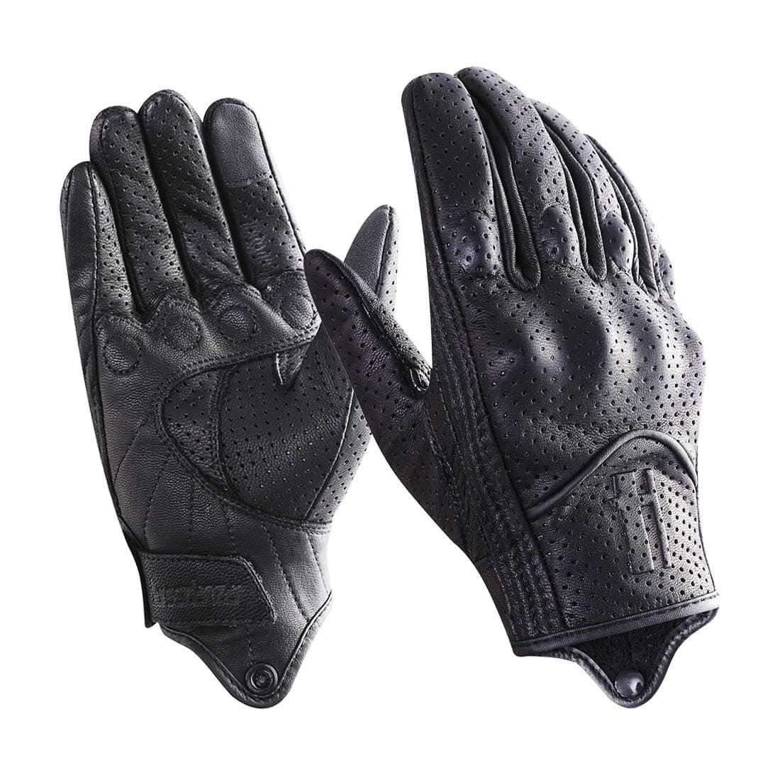 Leather Motorcycle Gloves for Men Touchscreen GM028