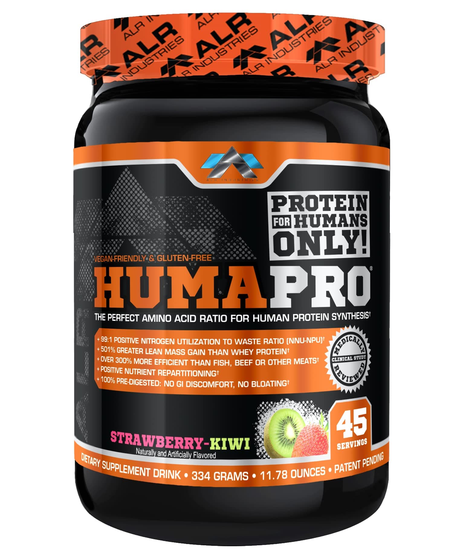 Humapro Powder, Strawberry Kiwi, 334 Gramme