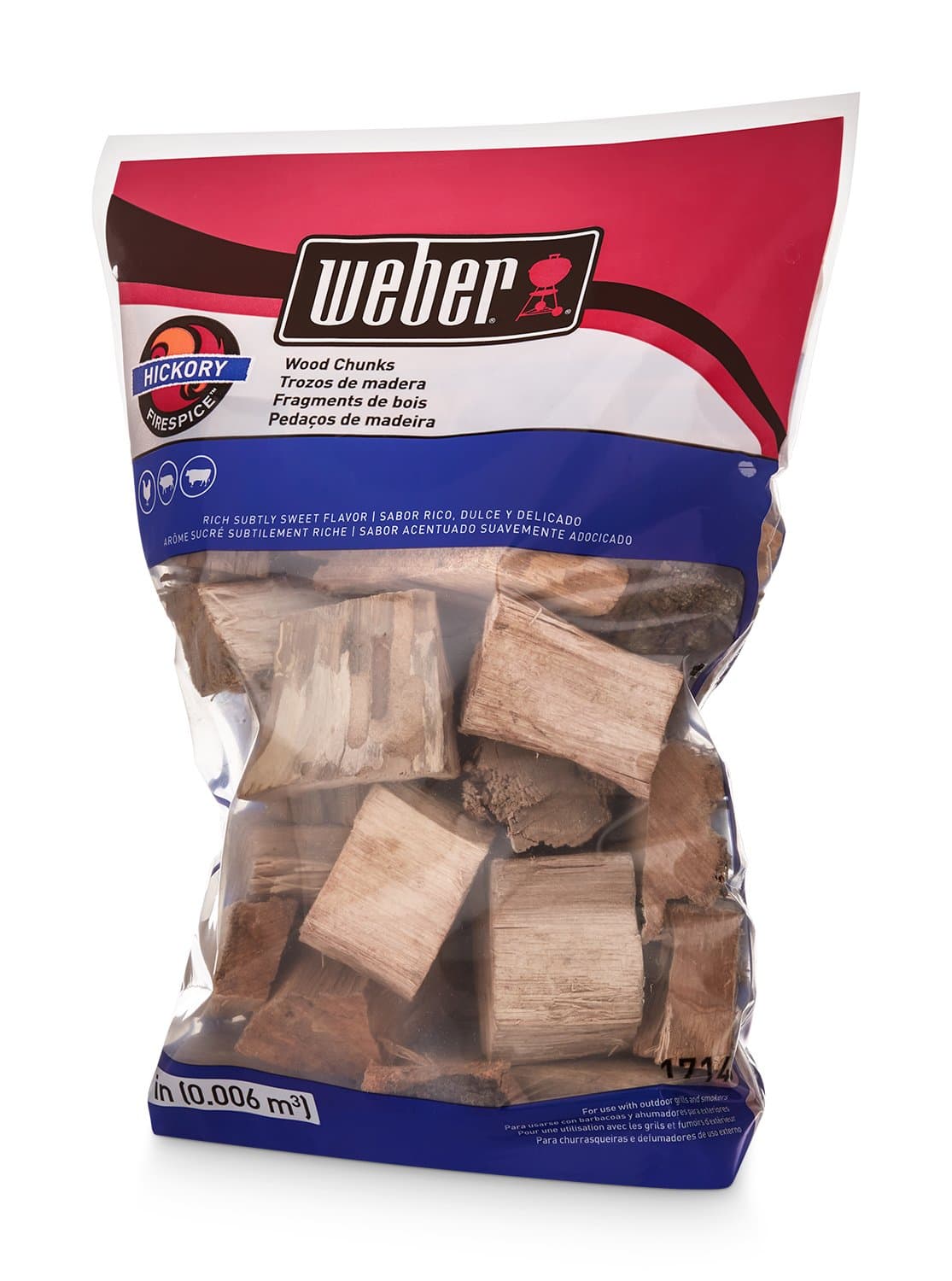 Wood Chunks, Brown, 4 lb, 17148
