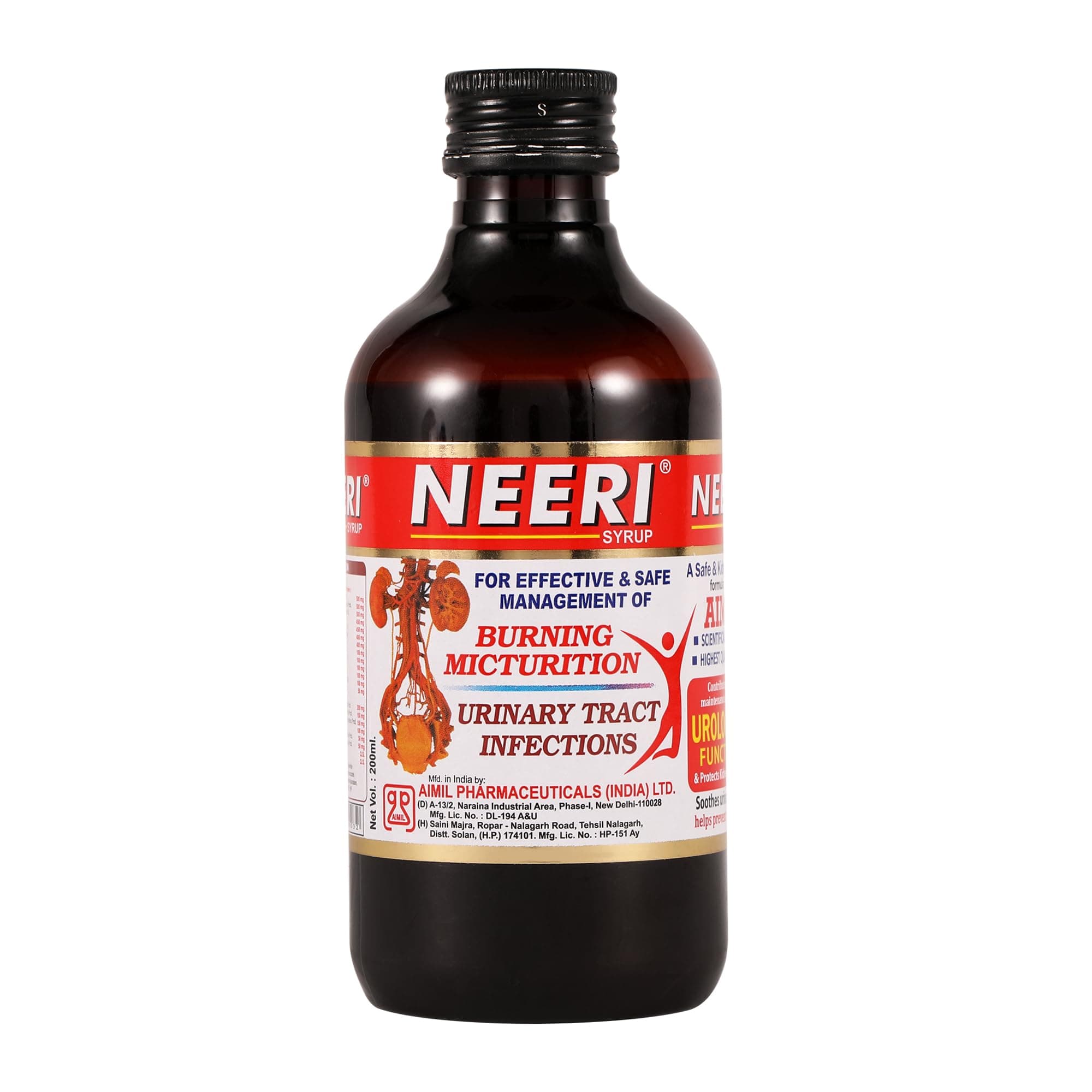 AIMIL Neeri Syrup - 200ml | (Pack of 1)
