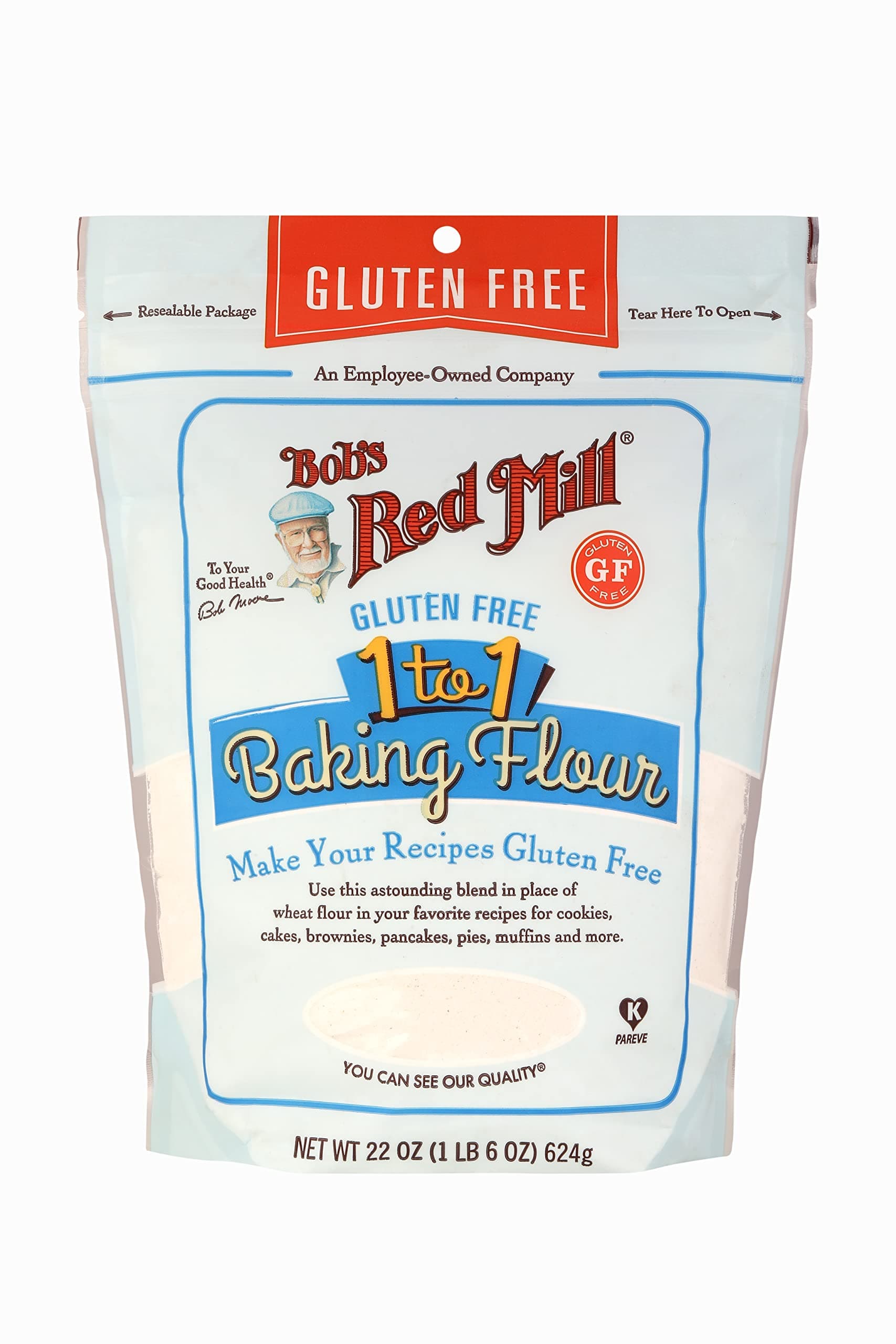 Gluten-free 1 to1 Premium Baking Flour (623gm) | All Purpose Flour for Cakes, Cookies, Bread, Others