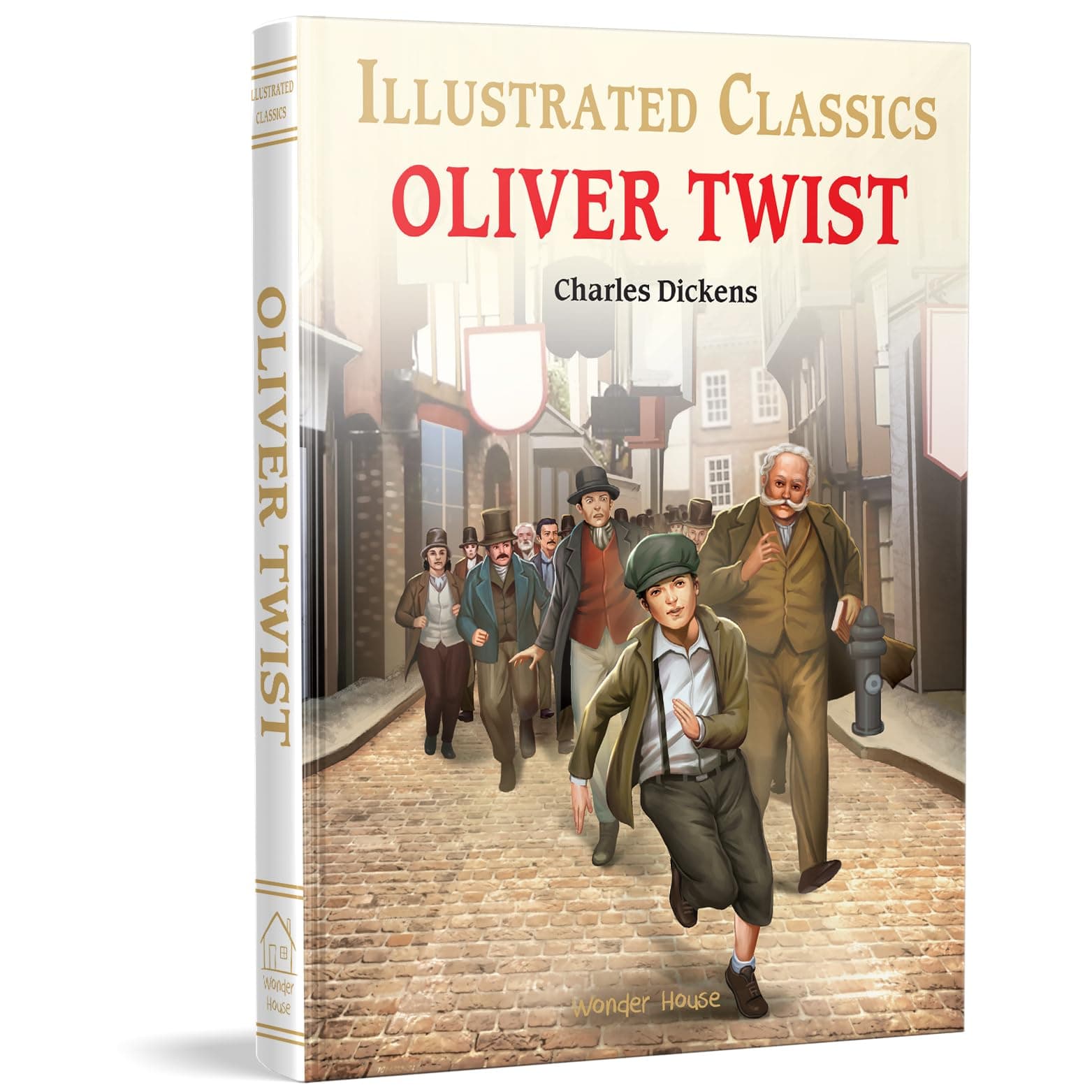 Oliver Twist : illustrated Abridged Children Classics English Novel with Review Questions