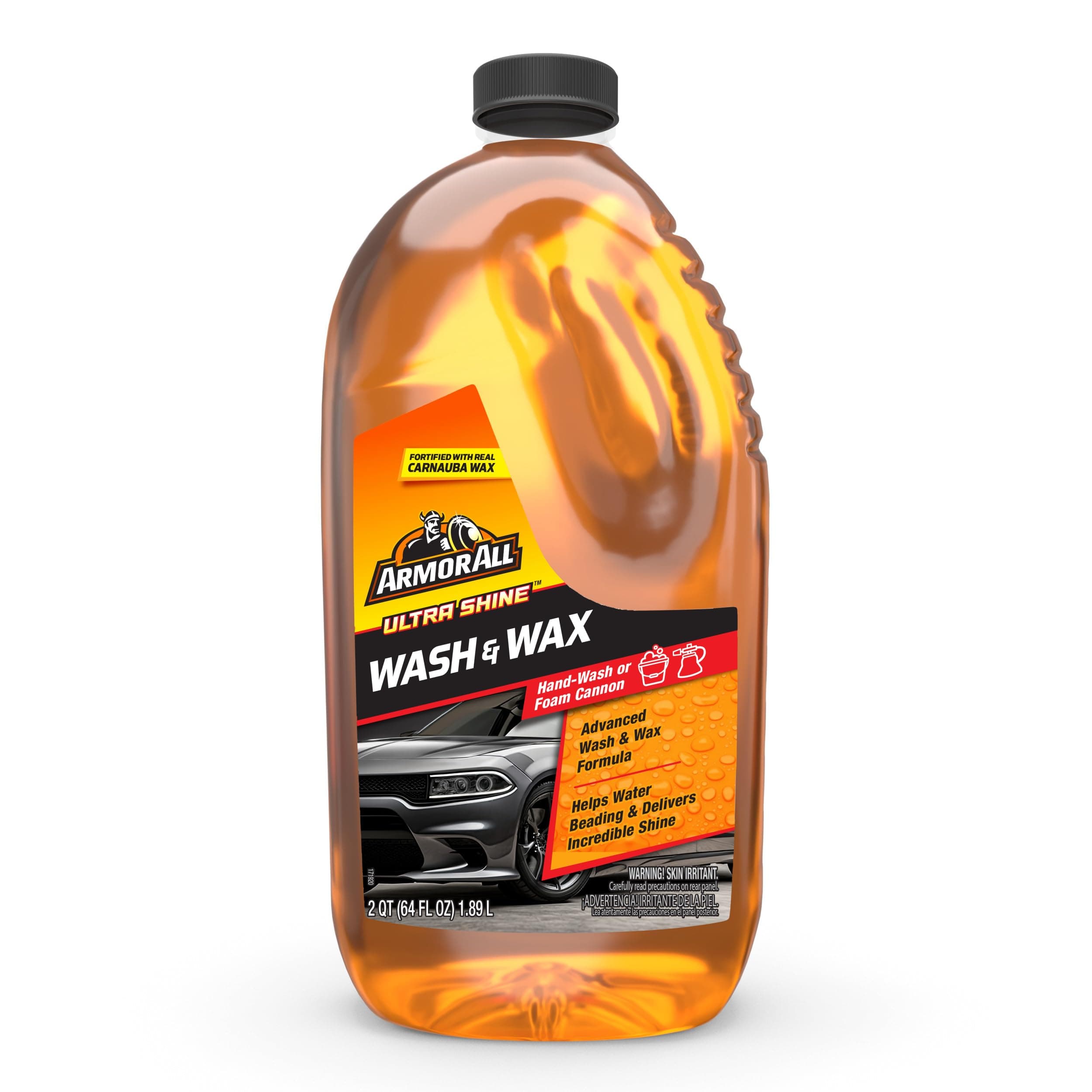 Ultra Wash Wax 64 Oz 10346, Orange, Car Wash Wax, 10346, 1 Piece