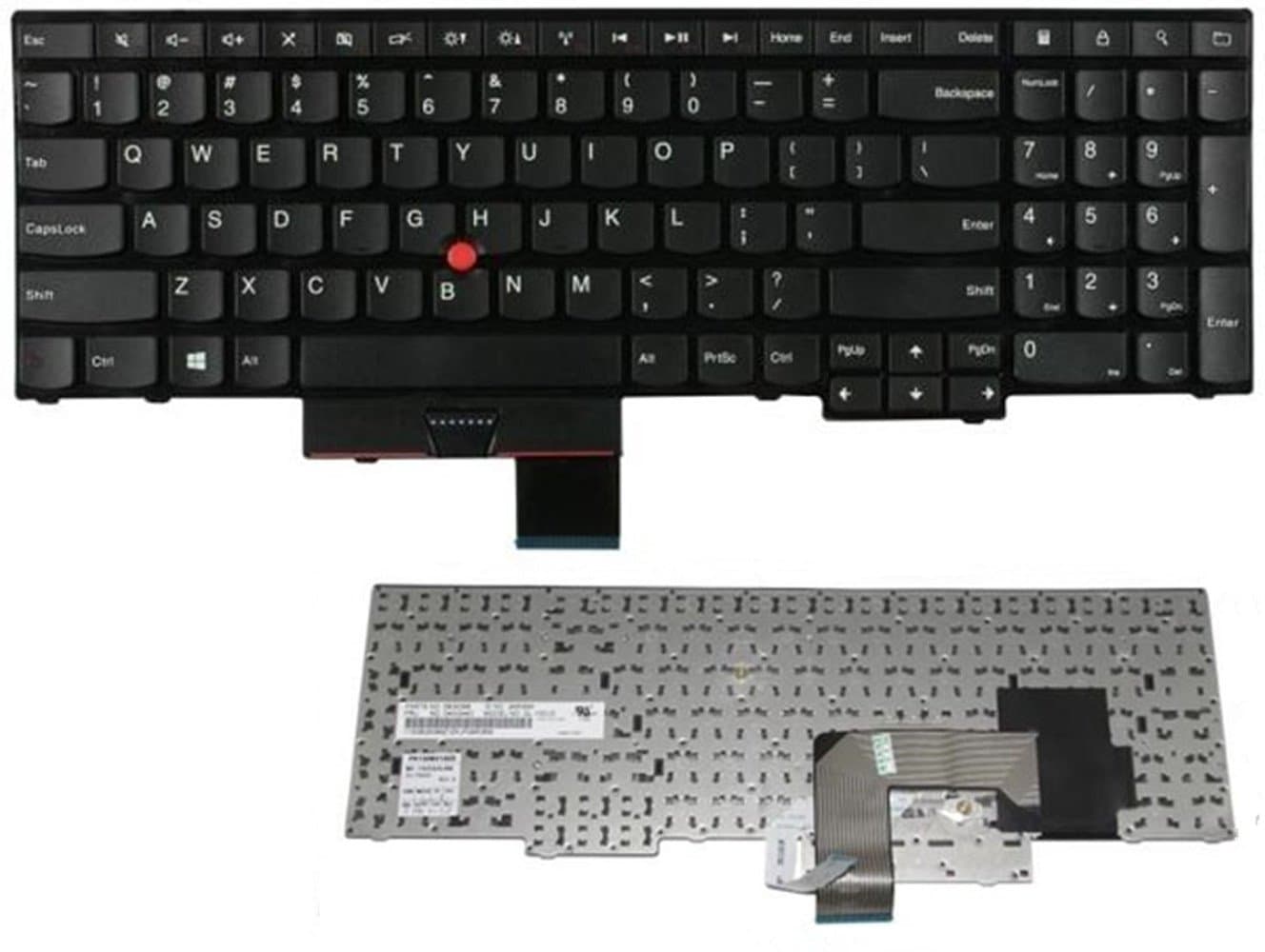 LaptopACC New US Layout With Red Frame Laptop Keyboard For IBM Lenovo ThinkPad Edge E530,E530C,E535 --- 04W2443 ,04W2480