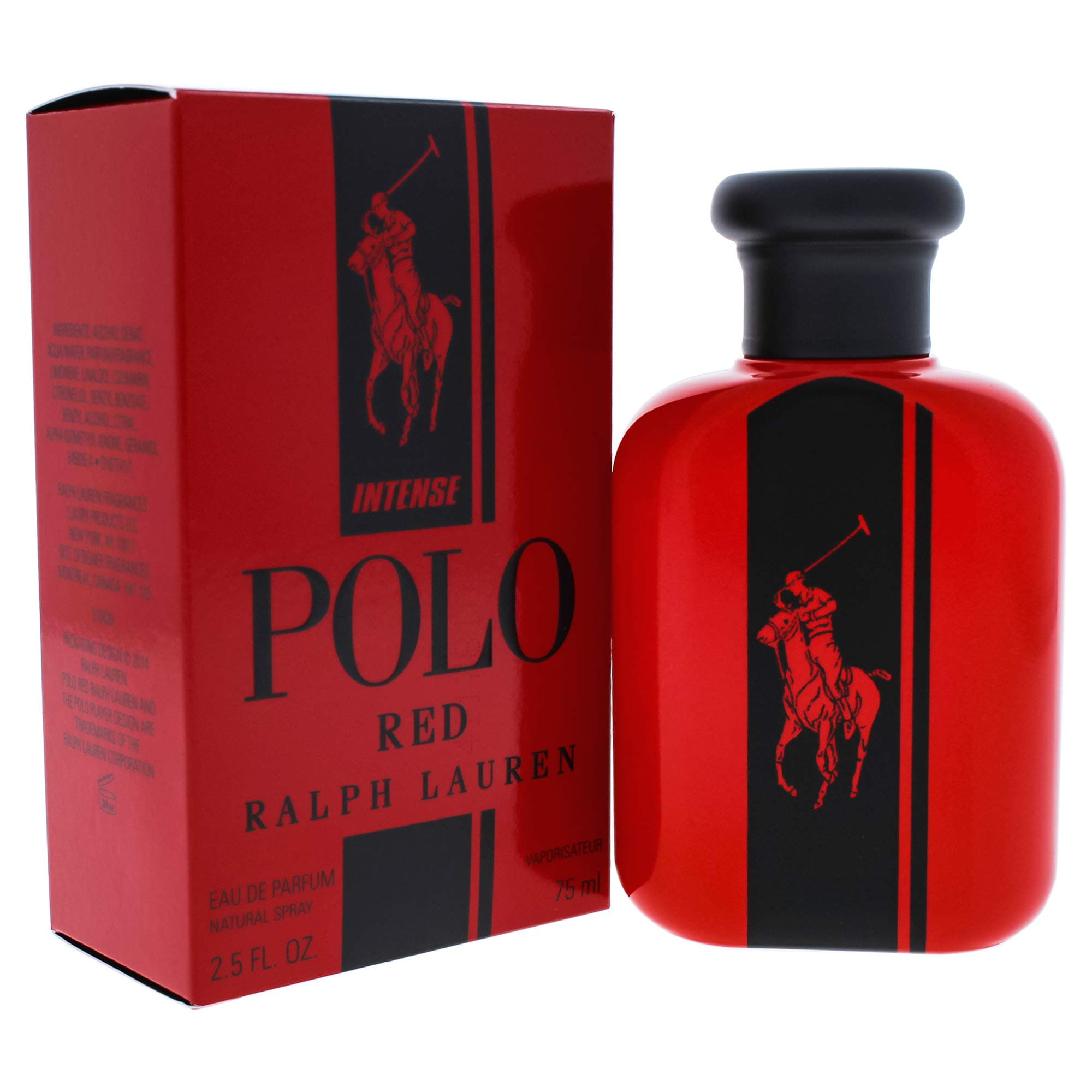 Ralph Lauren Polo Red Intense - Perfume for Men, 75 ml - EDP Spray