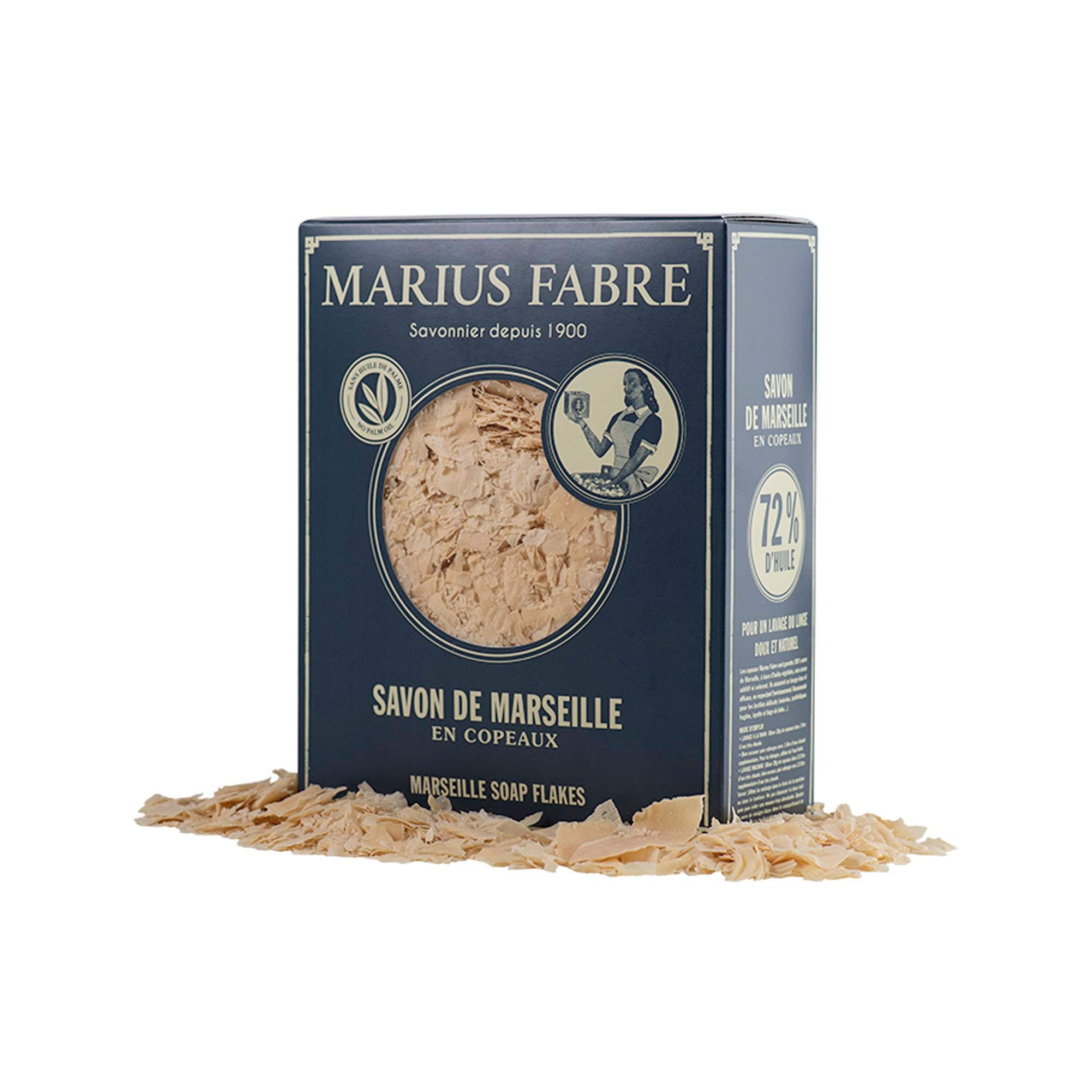 Marseille 72% Oil Biodegradable Laundry Soap Flakes - 750g