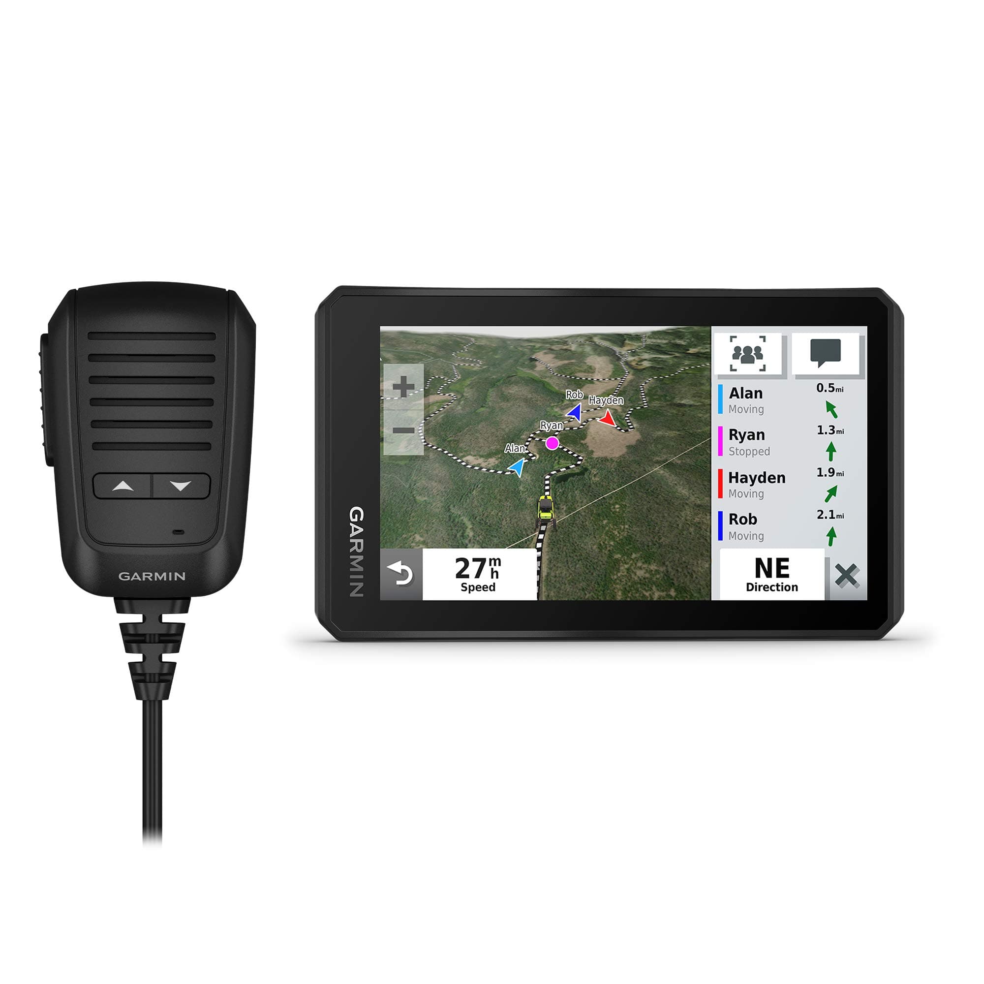 Garmin Tread Powersport Off-Road Navigator with Group Ride Radio, Group Tracking and Voice Communication, 5.5" Display, 010-02406-00