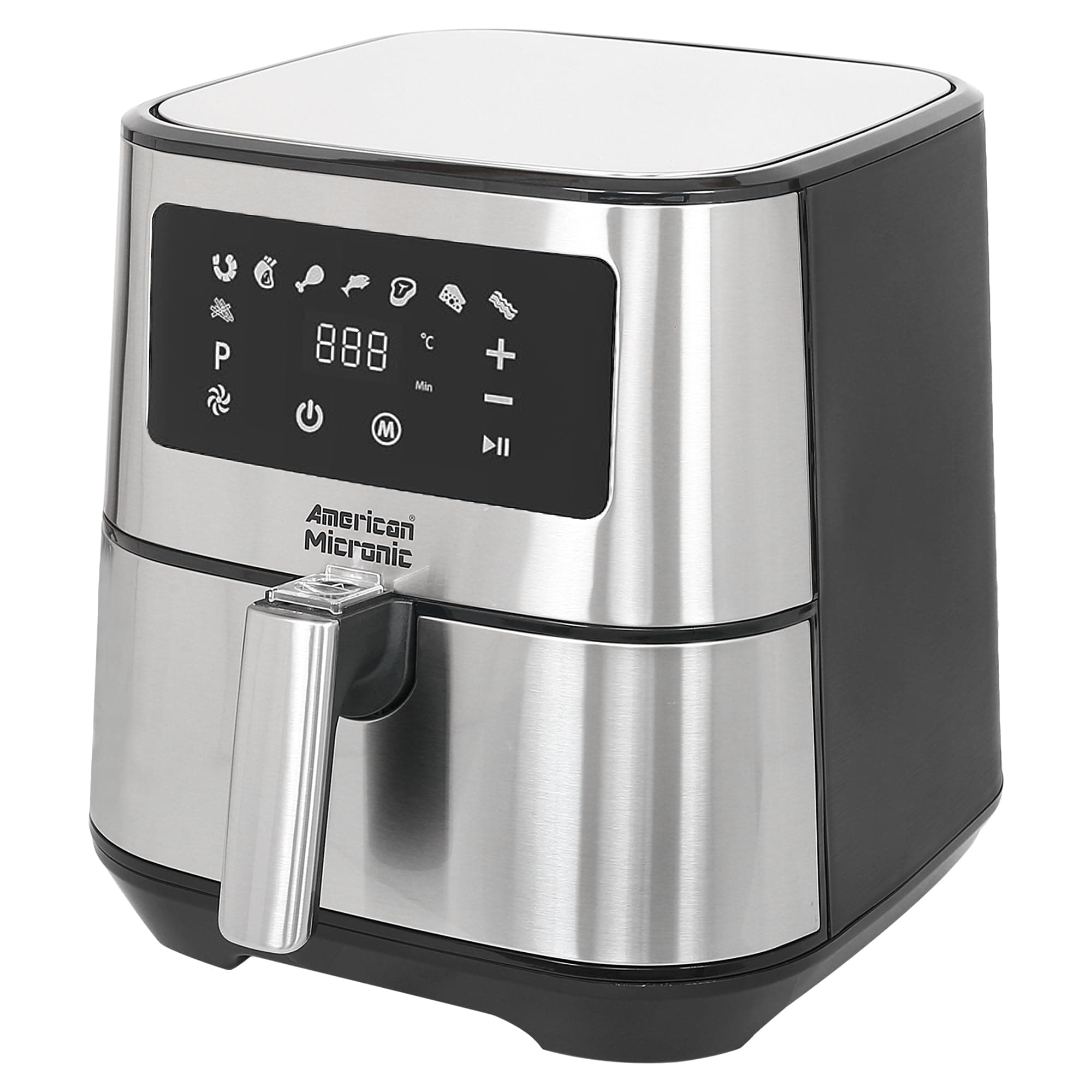 6.5 L Digital Air Fryer | 1700 W Rapid Air Fryer | 200 °C Max Temp | 60-Min Timer | 8 One-Touch Preset Menus | Healthy Oil-Free Cooking