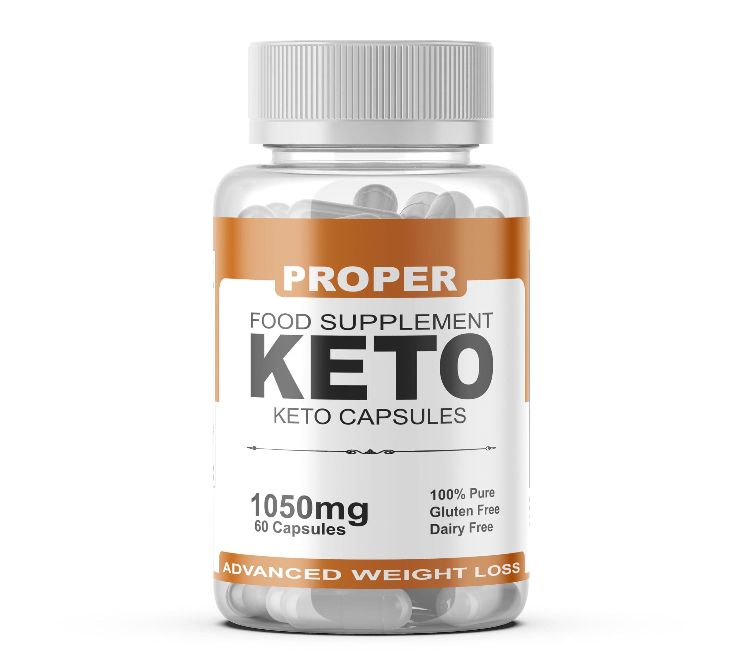 Proper Keto – Natural Keto Support for Weight Management, Vegan Capsules with...