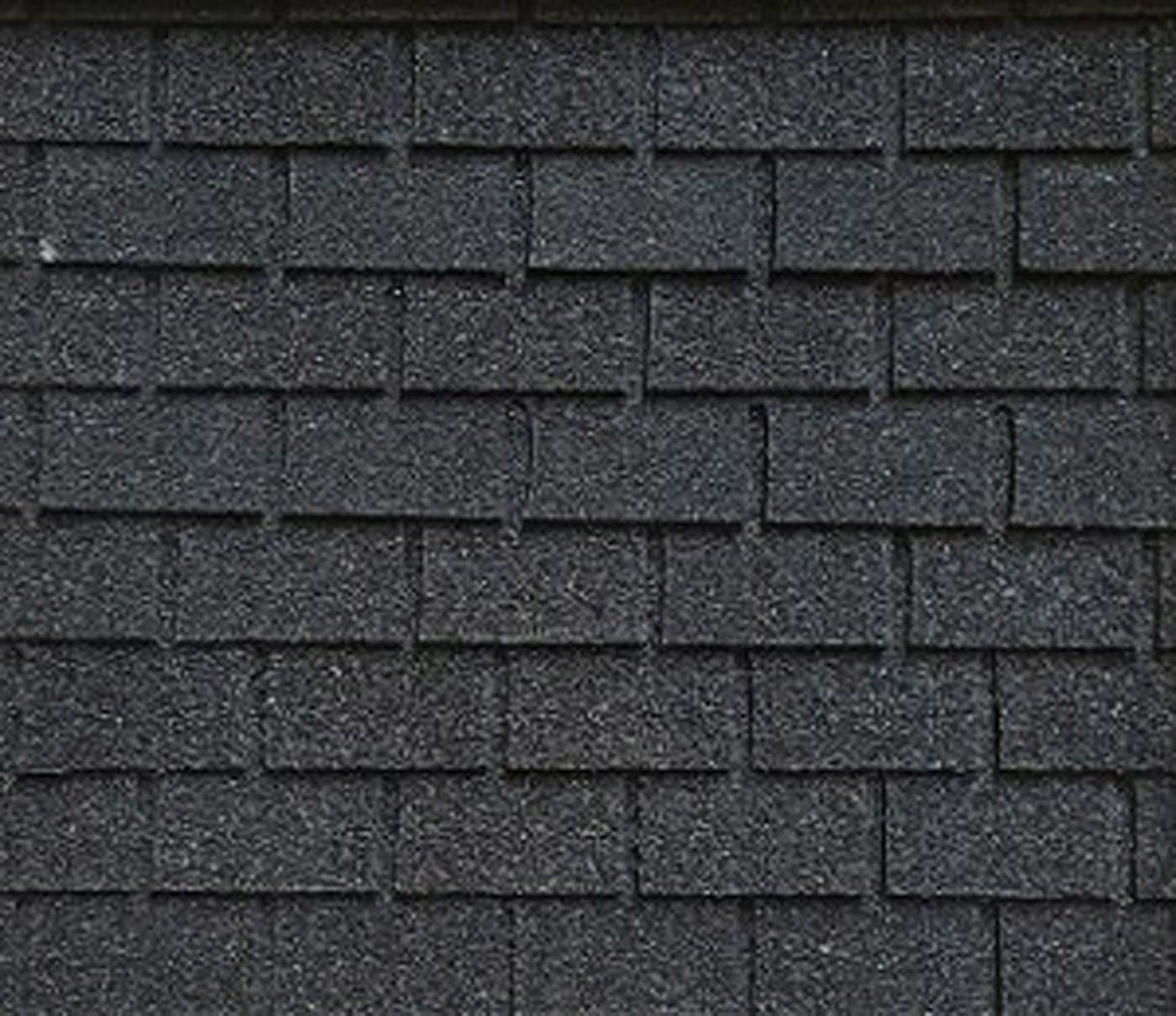 Dollhouse Roofing Black Square Asphalt Shingles